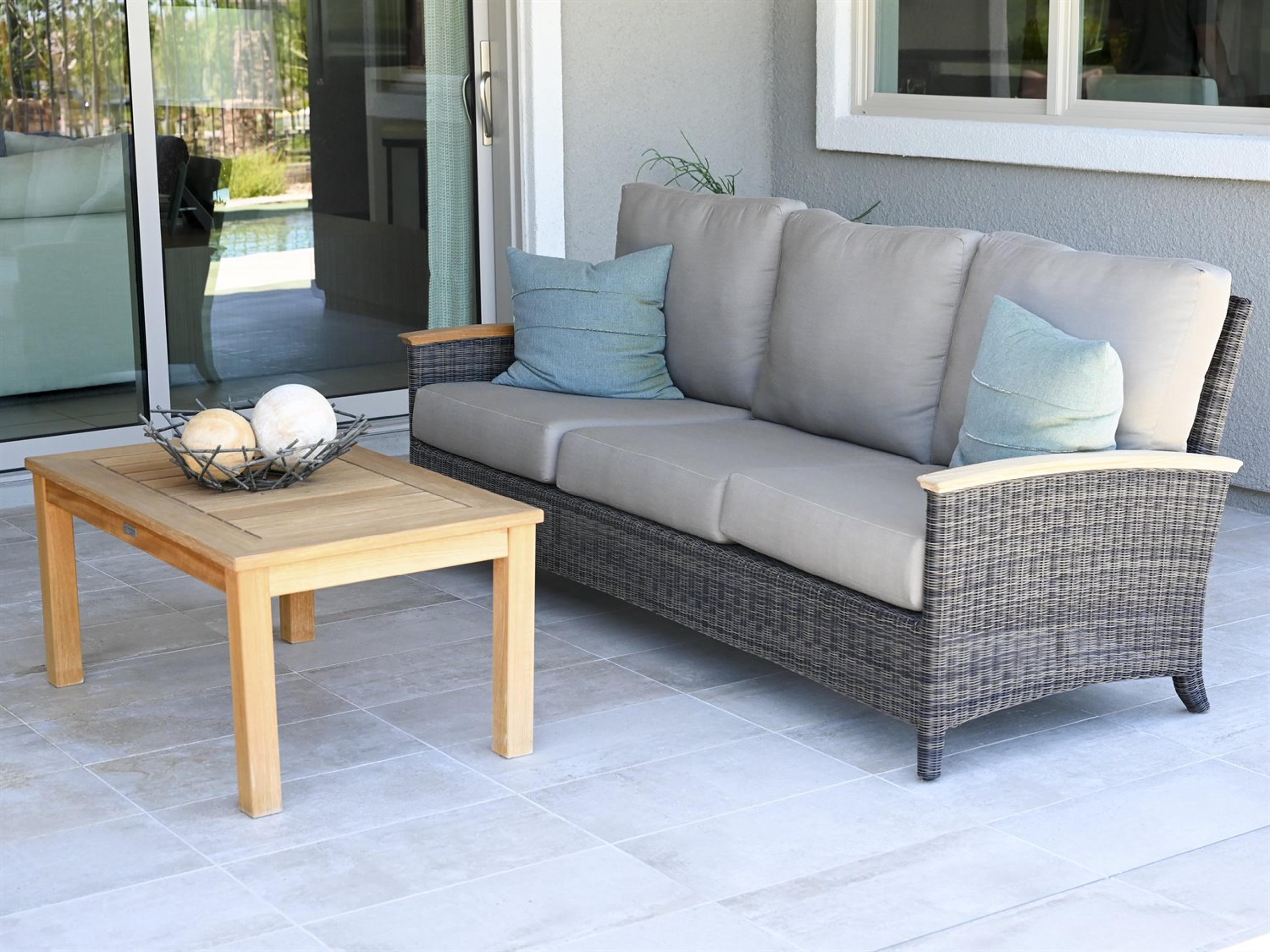 Three Birds Casual Bella Deep Seating Wicker Outdoor Lounge Set