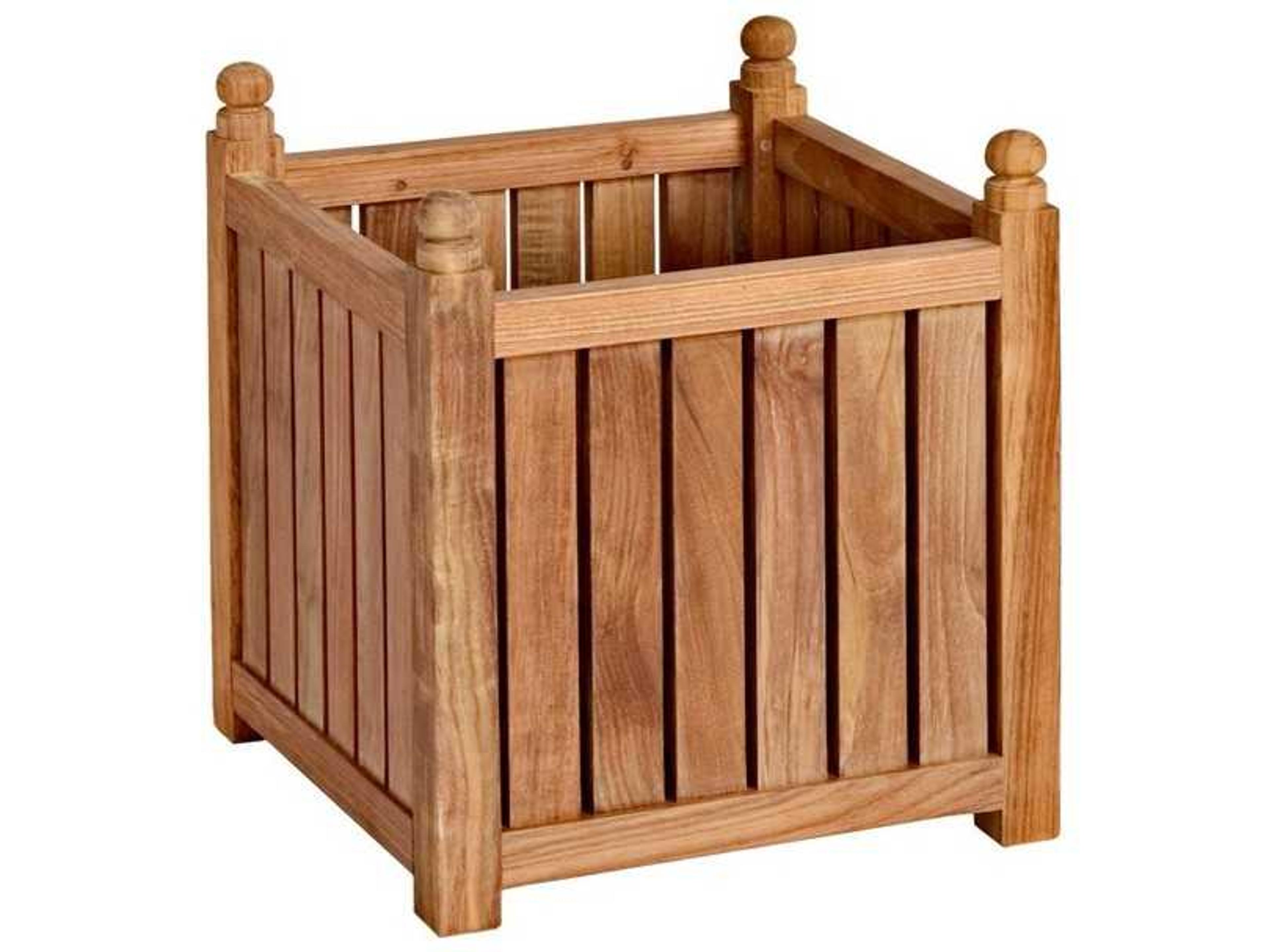 Three Birds Casual Teak Small Flower Box