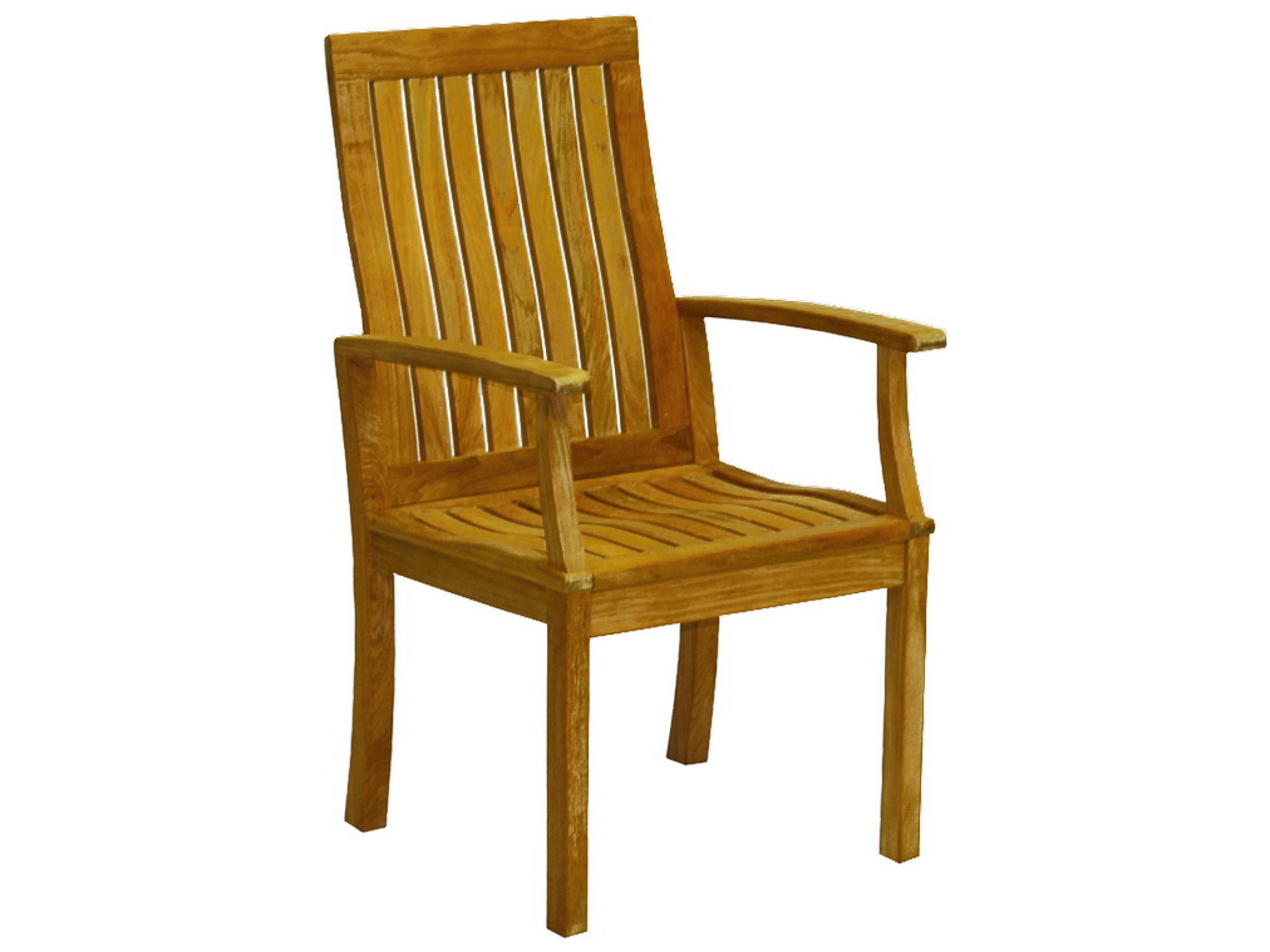 Three Birds Casual Monterey Teak Dining Armchair