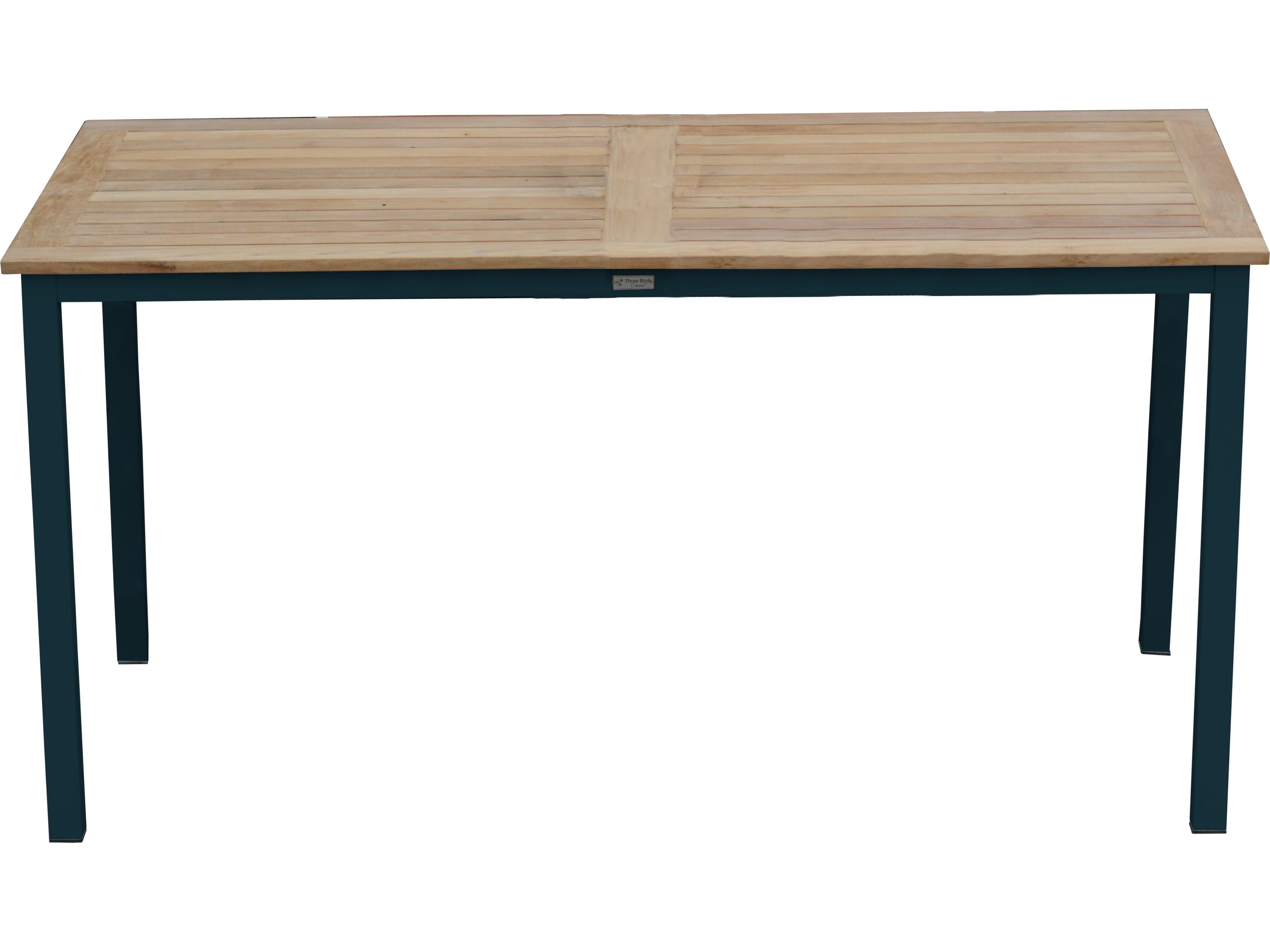 Three Birds Casual SoHo Rectangle Outdoor Counter Height Table