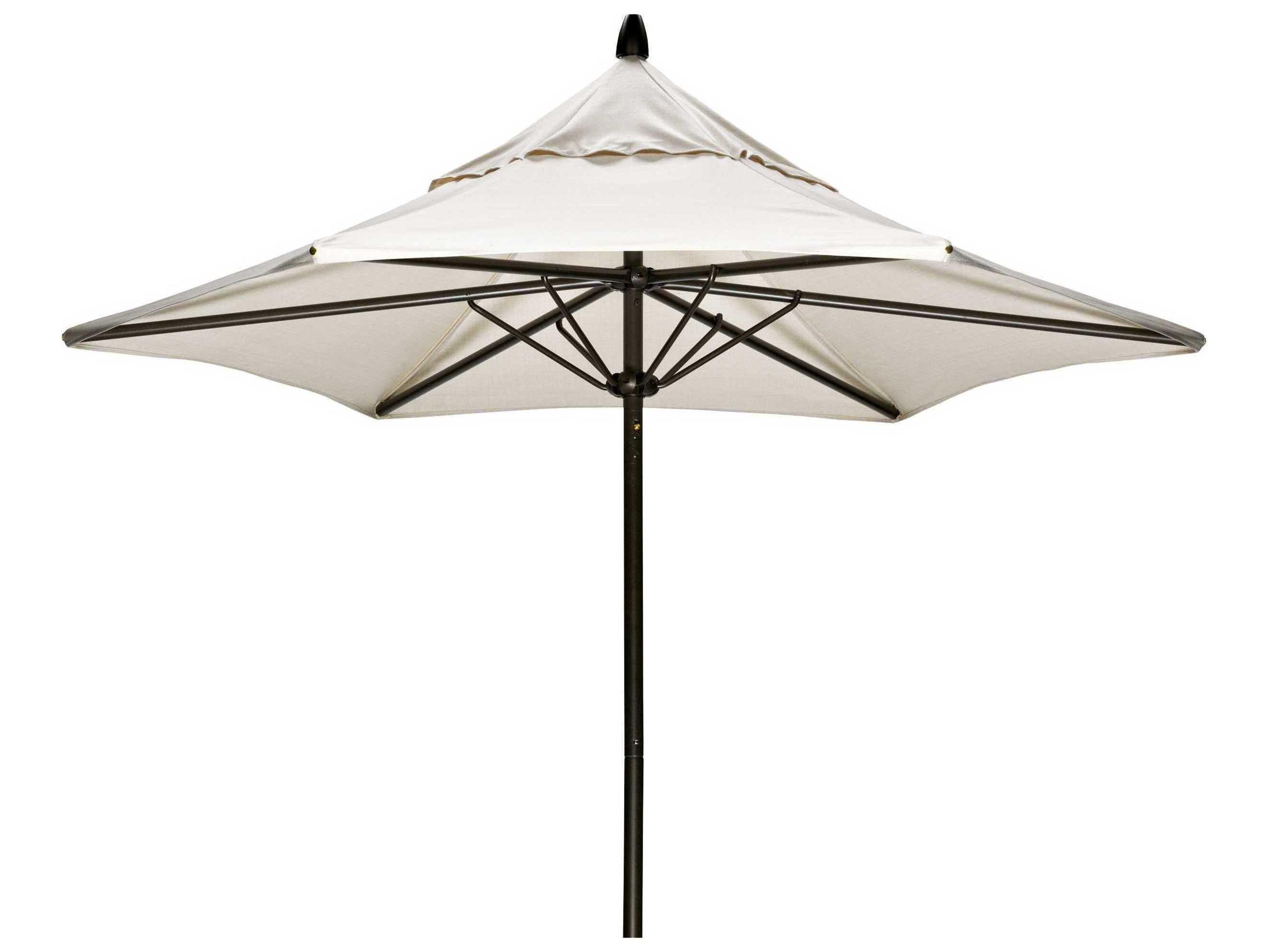 Value Market Aluminum 7.5 Foot Octagon Push Up Lift Patio Umbrella