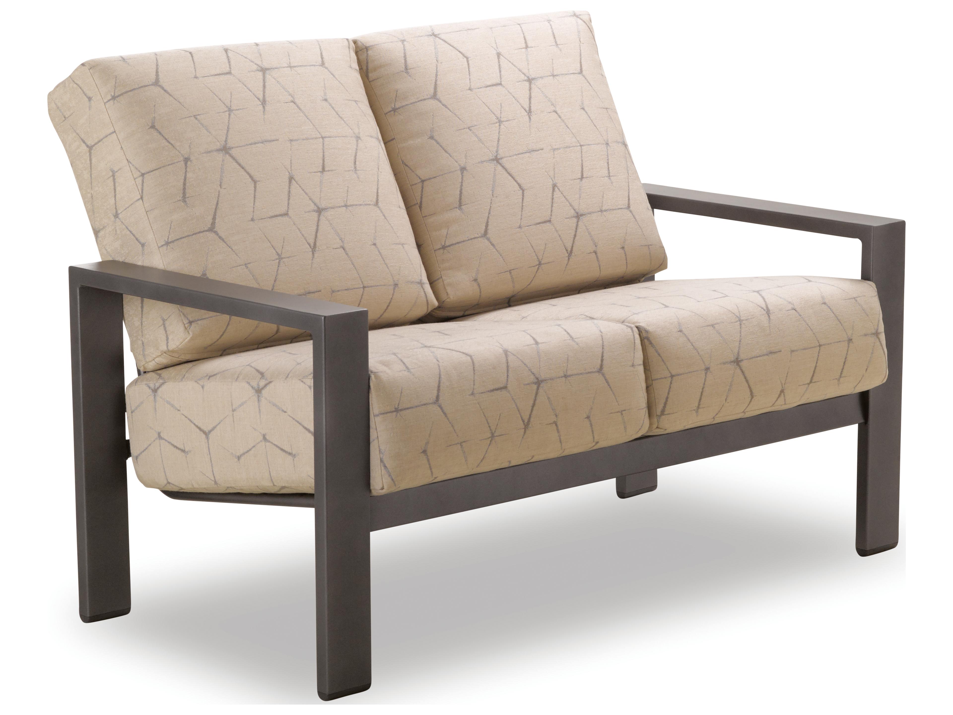 Telescope Casual Larssen Cushion Aluminum Outdoor Loveseat
