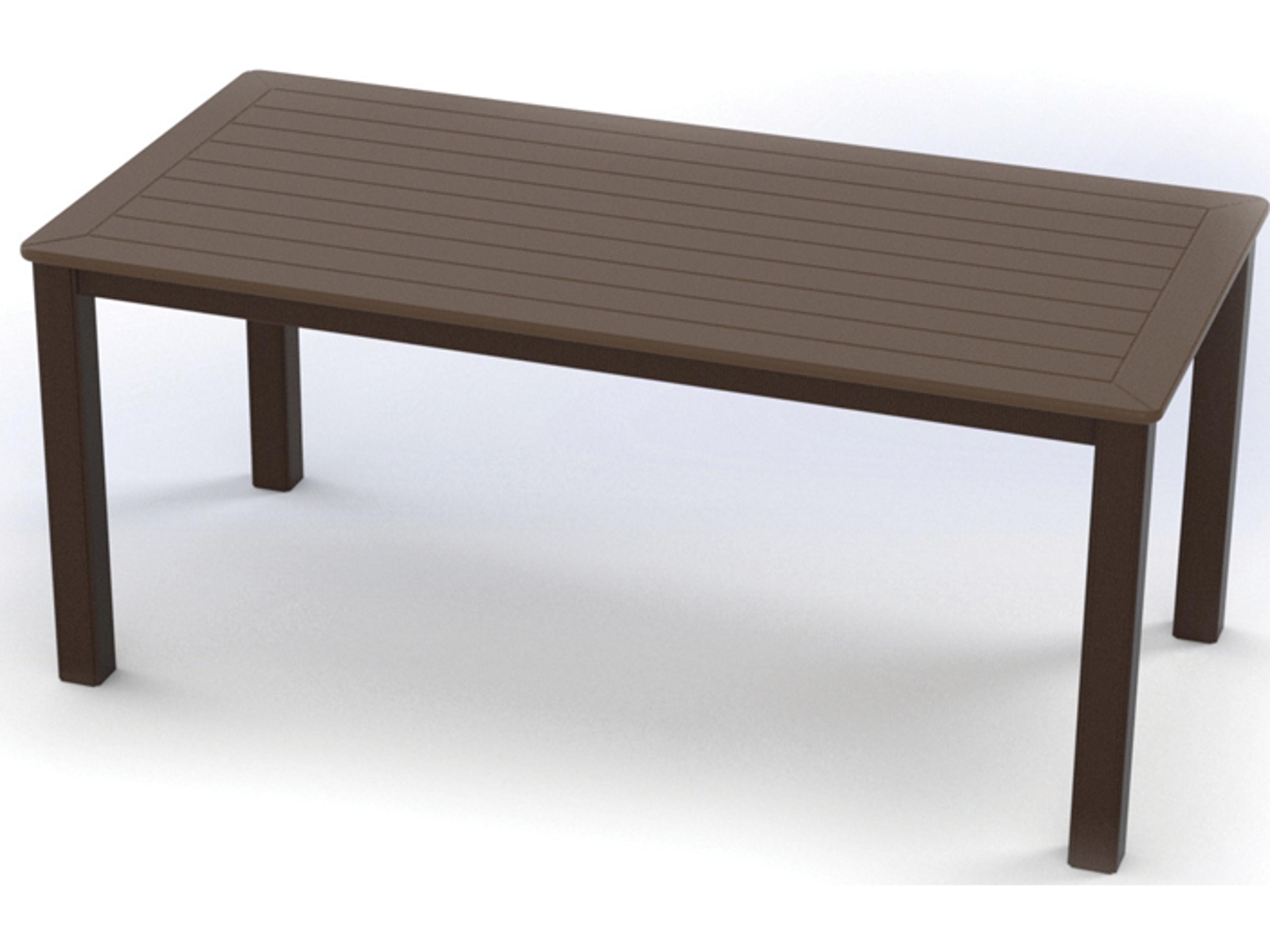 Telescope Casual Marine Grade Polymer Rectangular Patio Coffee Table