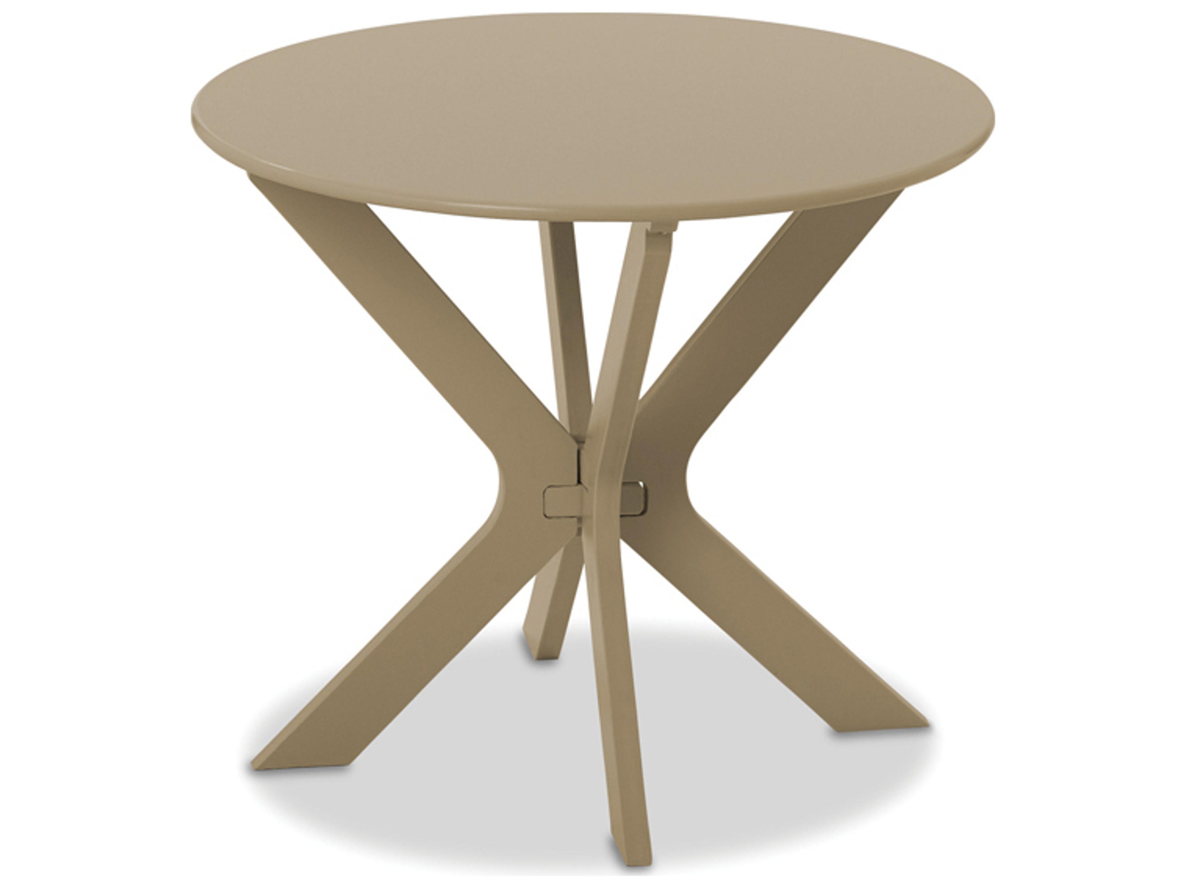 Telescope Casual Wexler Marine Grade Polymer Round Patio End Table