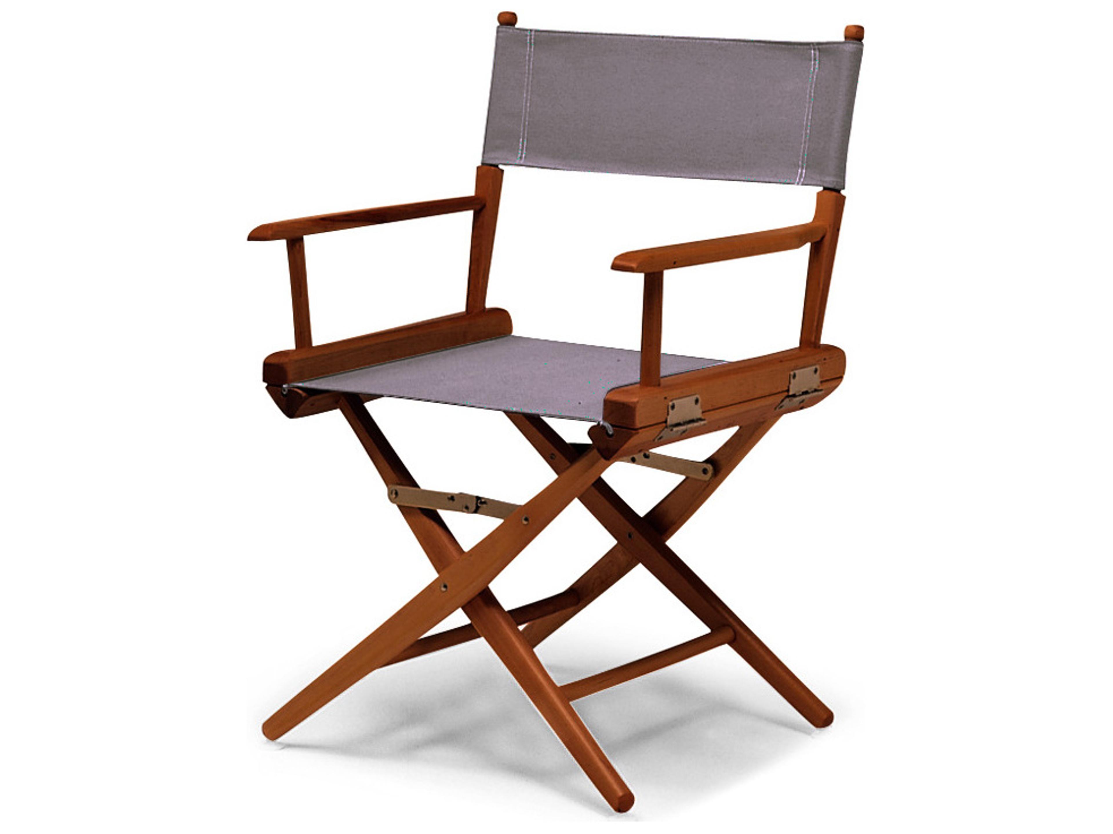 Director Chairs Wood Sling Dining Height Chair