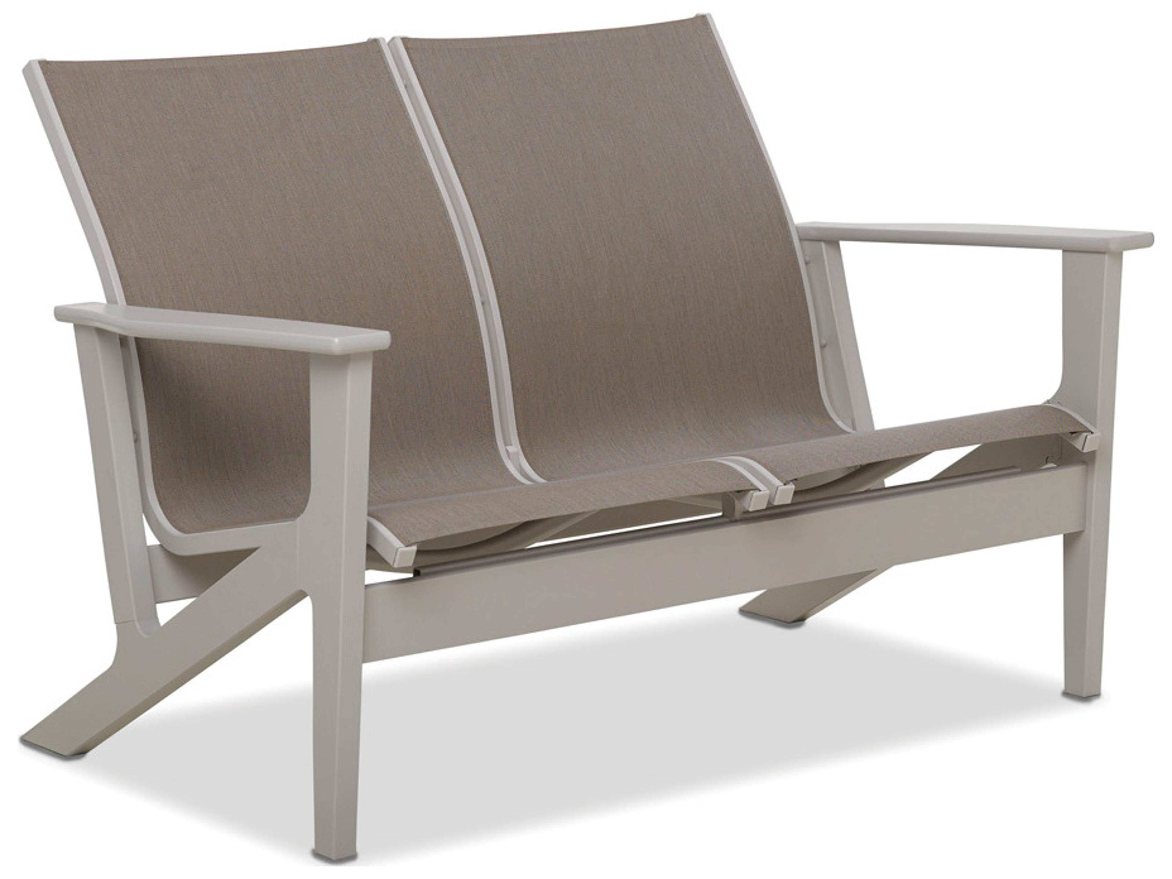 Telescope Casual Wexler Marine Grade Polymer Sling Outdoor Patio Loveseat