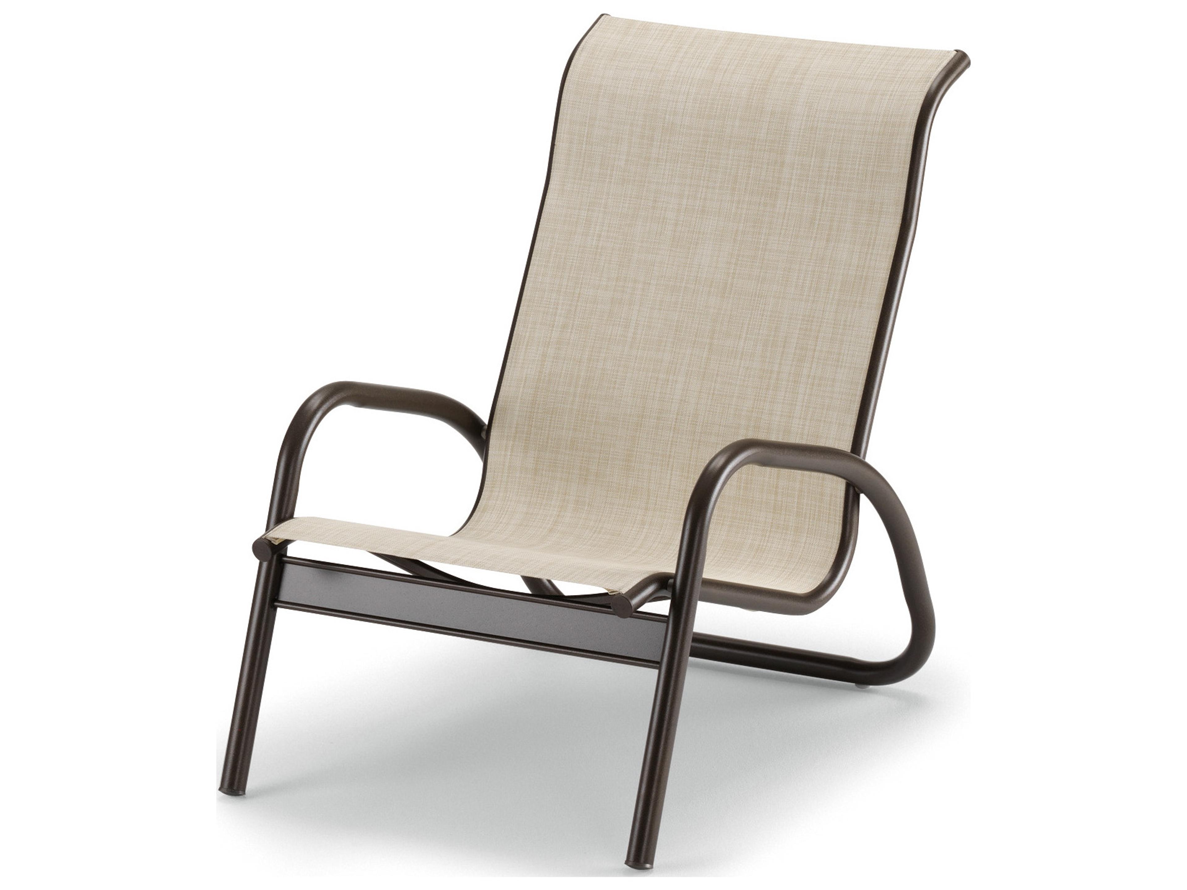 Telescope Casual Gardenella Sling Aluminum Stackable Outdoor Patio Lounge Chair