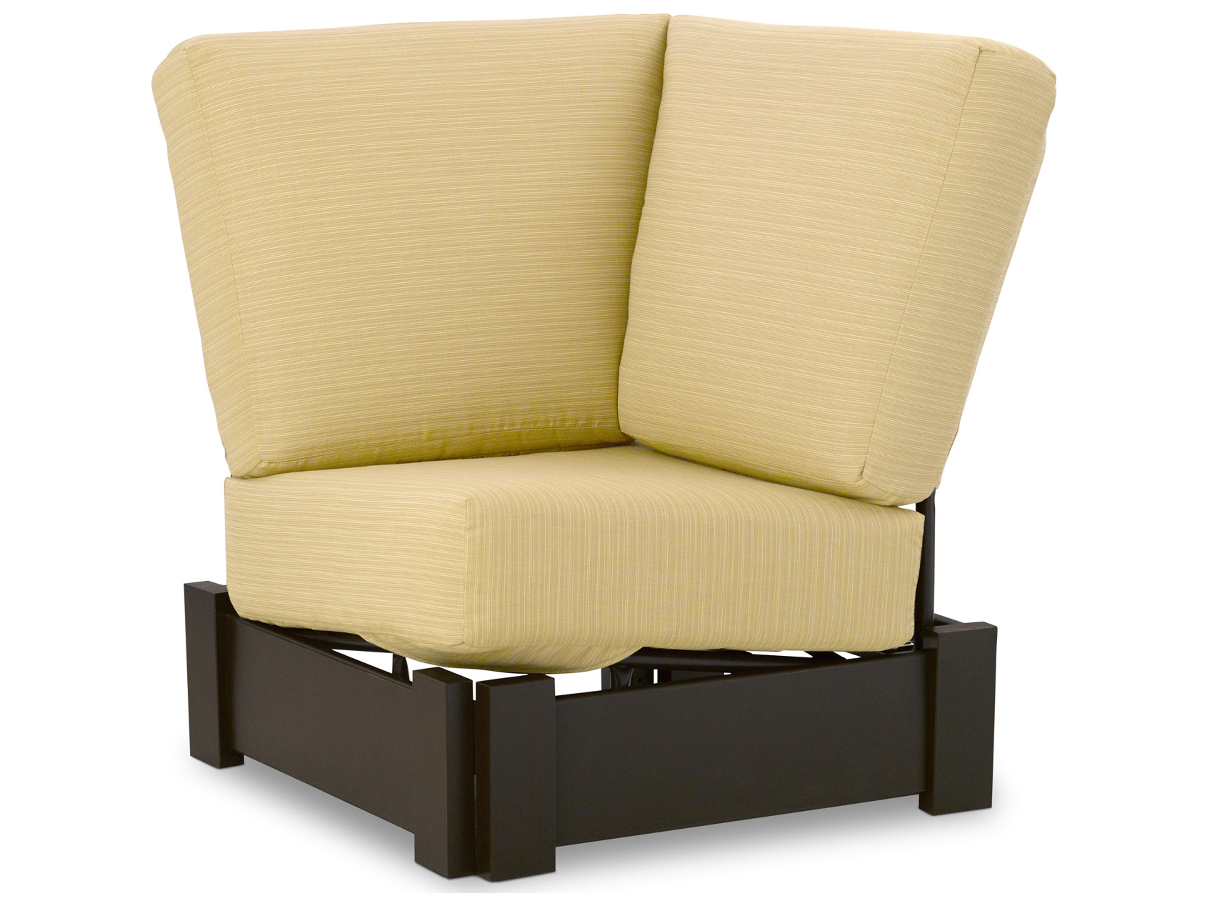 Leeward Marine Grade Polymer Deep Seat Corner Outdoor Lounge Chair