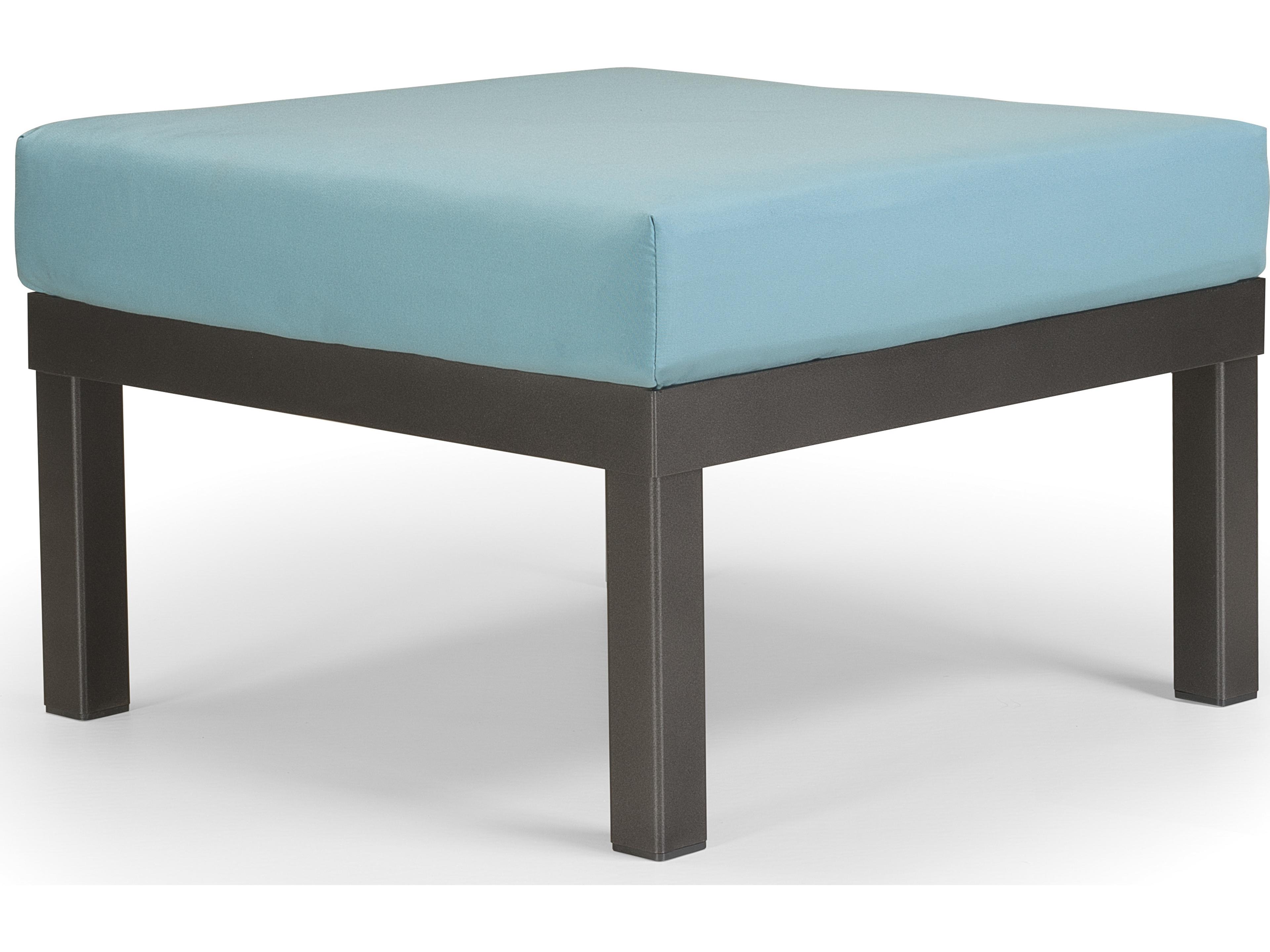 Telescope Casual Ashbee Sectional Cushion Cast Aluminum Patio Ottoman