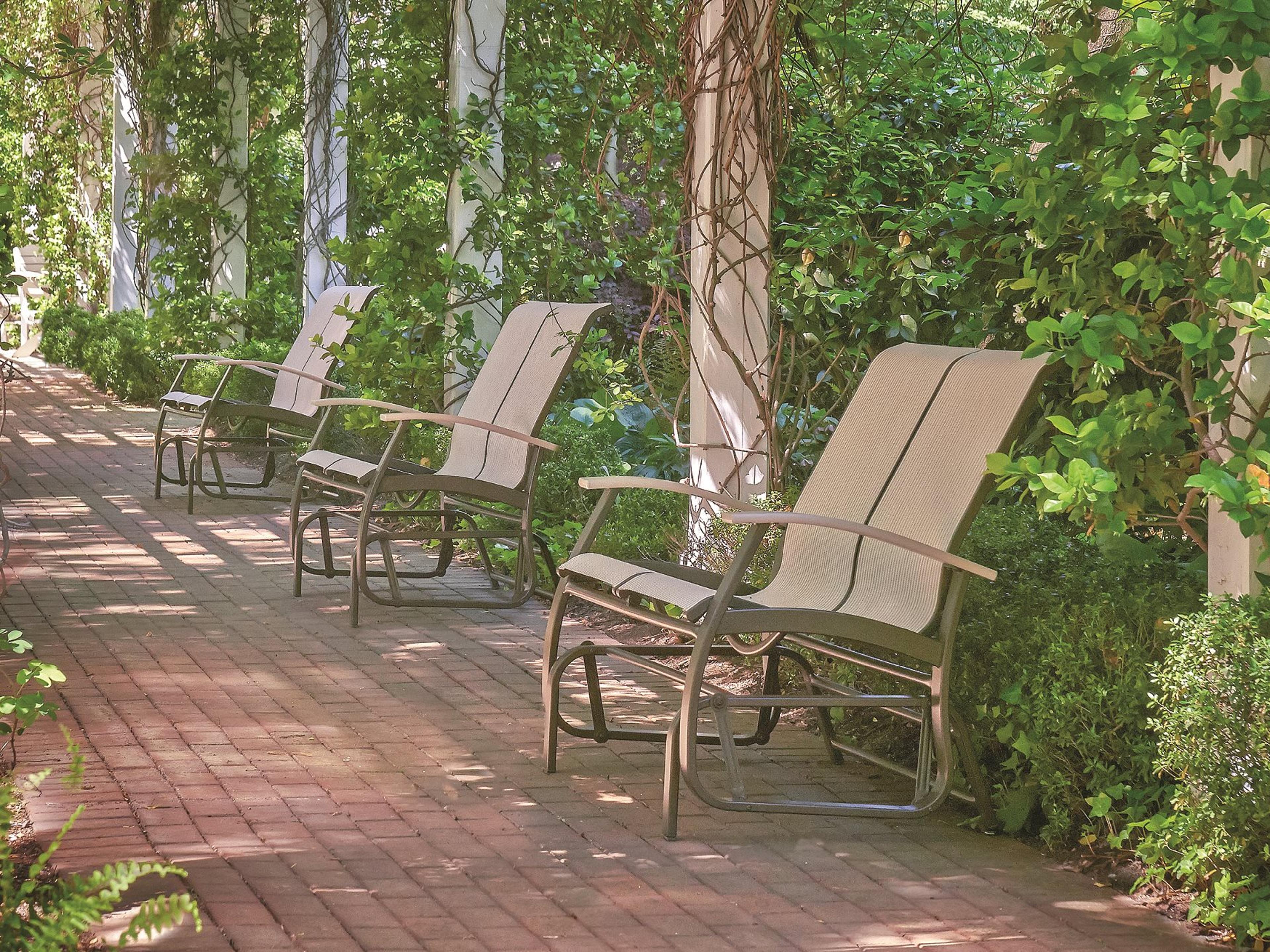 Telescope Casual Belle Isle Sling Aluminum Outdoor Patio Lounge Set