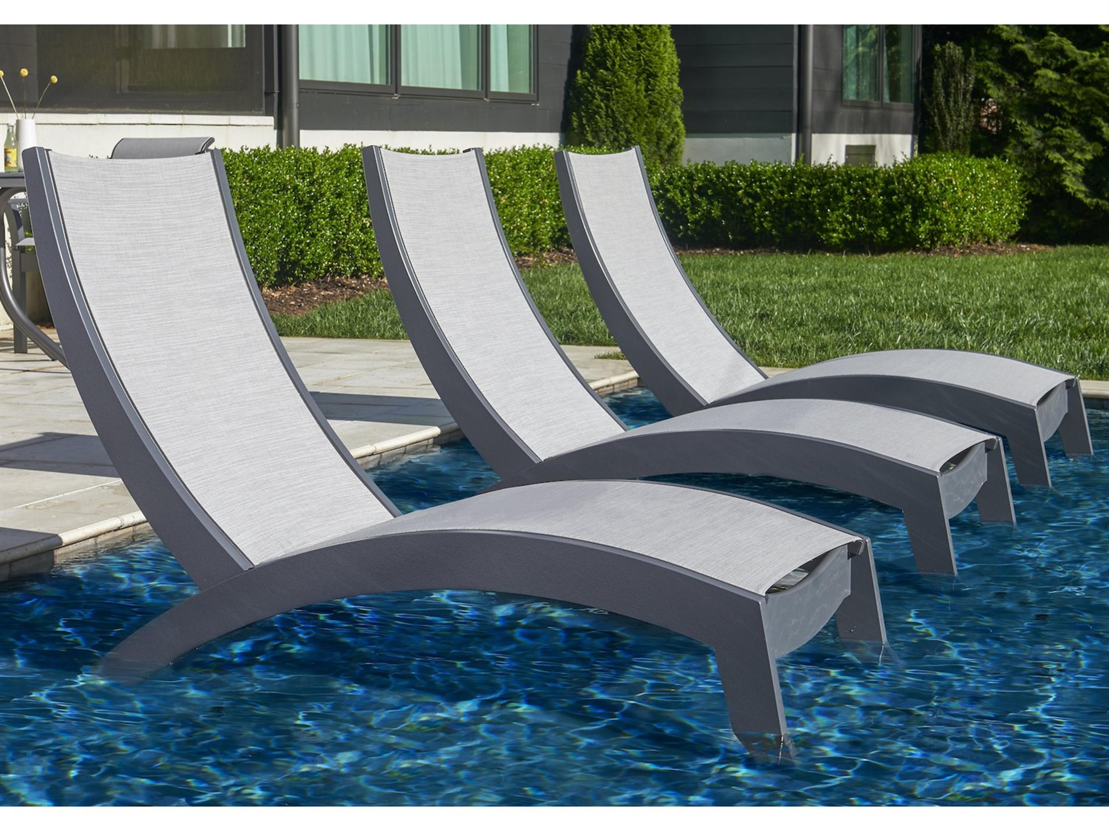 Telescope Casual Dune Marine Grade Polymer Sling Patio Lounge Set