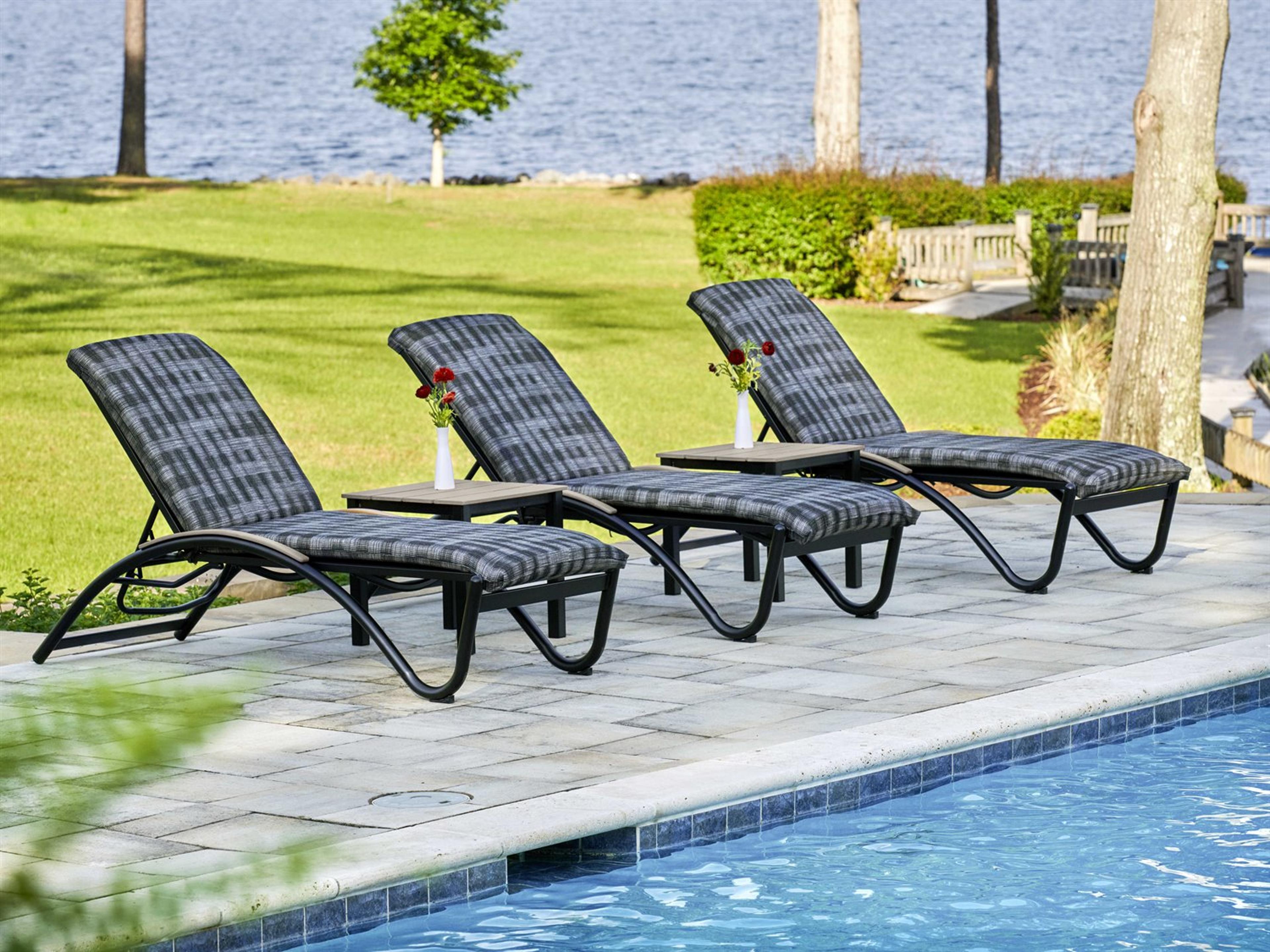 Telescope Casual Helios Sling Aluminum Patio Lounge Set