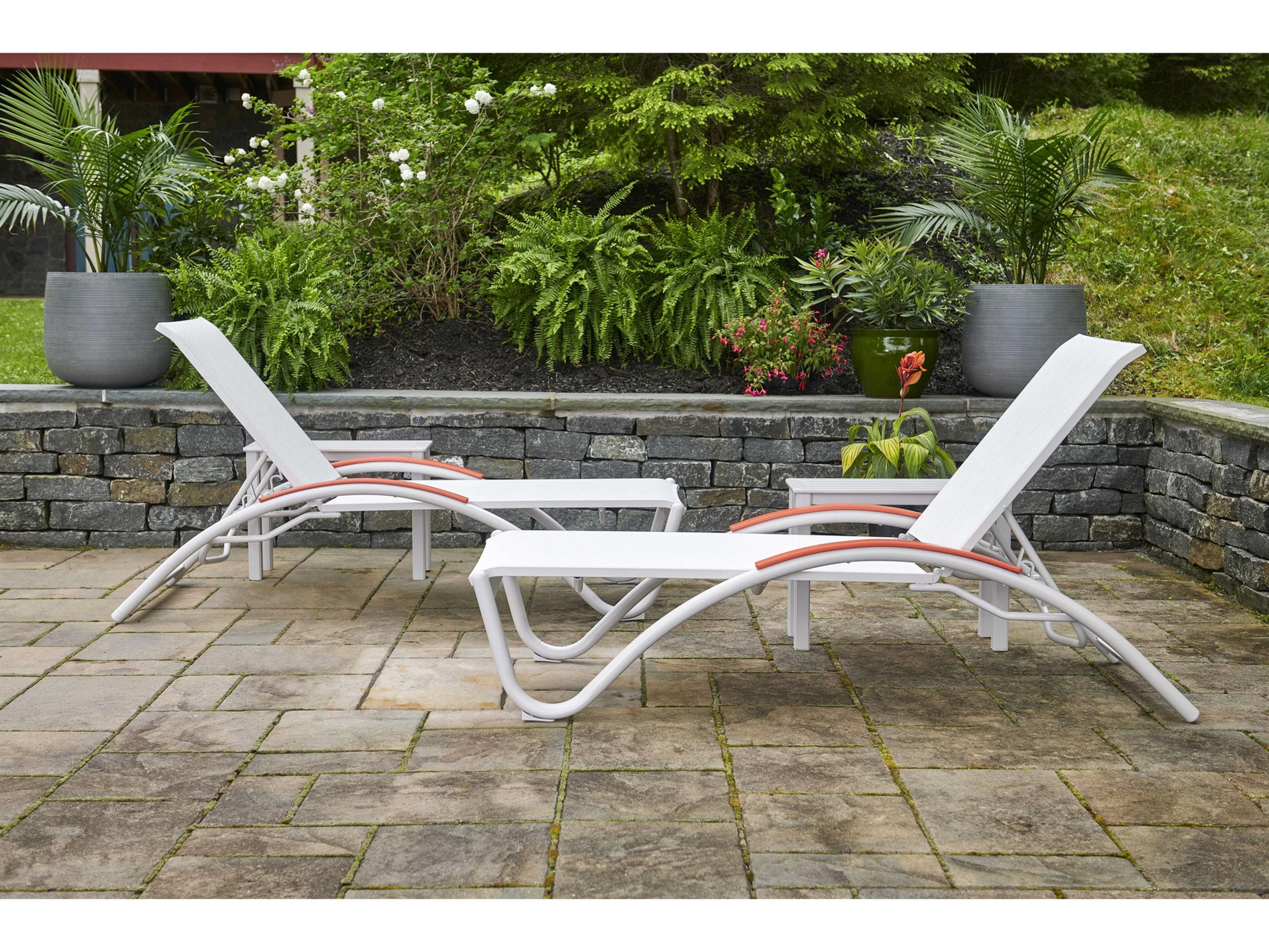 Telescope Casual Helios Sling Aluminum Outdoor Lounge Set