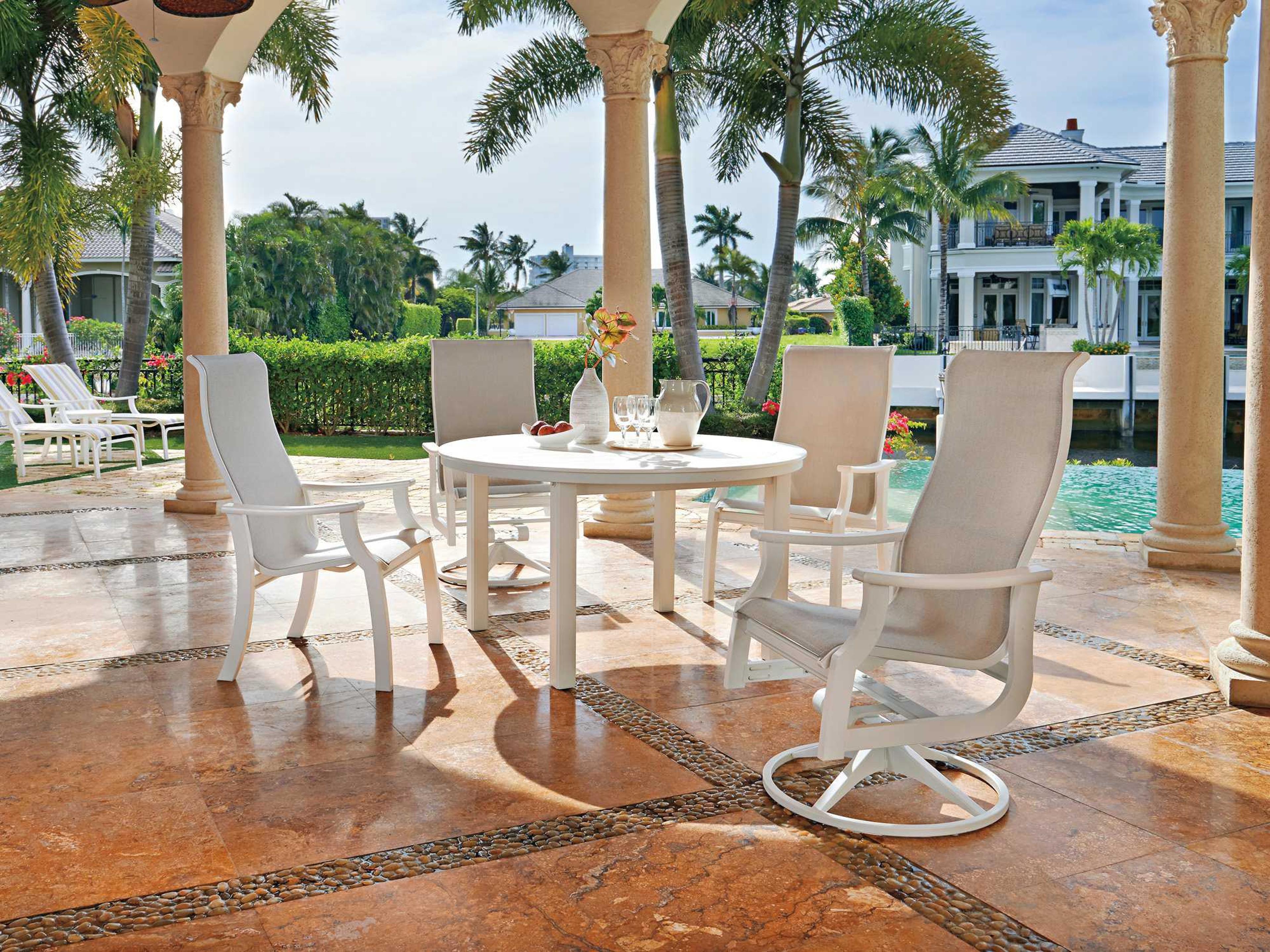 Telescope Casual St. Catherine Marine Grade Polymer Sling Patio Dining Set