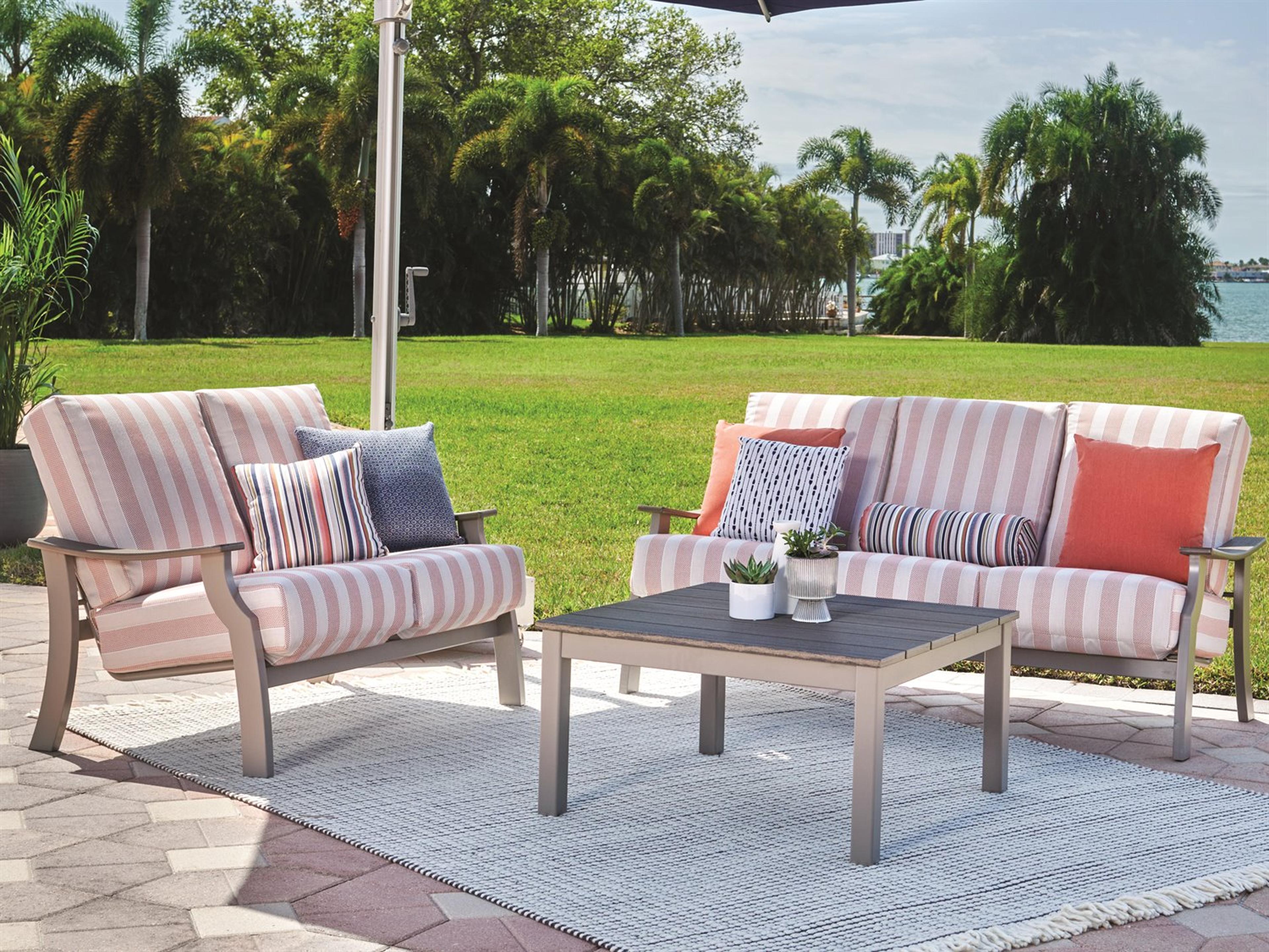 Telescope Casual St. Catherine Marine Grade Polymer Cushion Outdoor Lounge Set