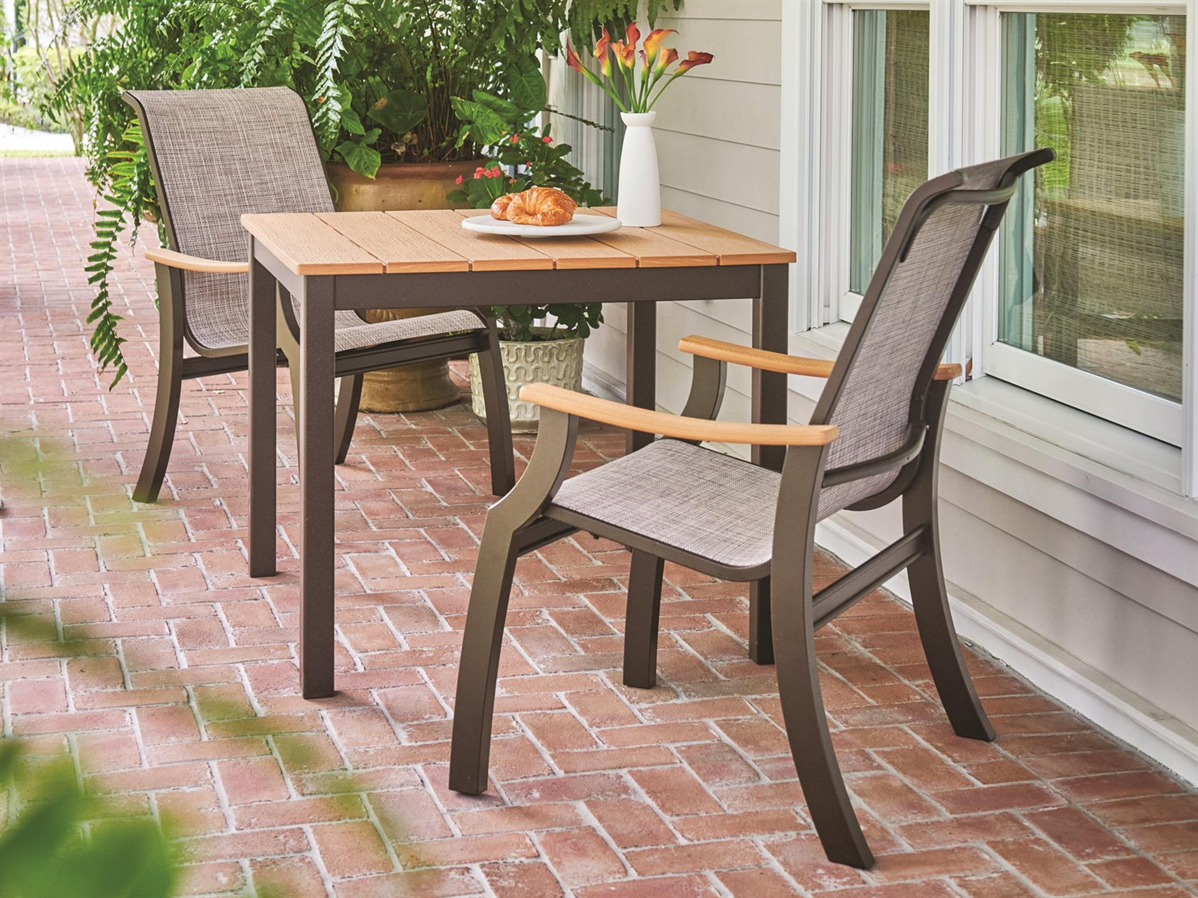 Telescope Casual St. Catherine Marine Grade Polymer Sling Outdoor Patio Dining Set