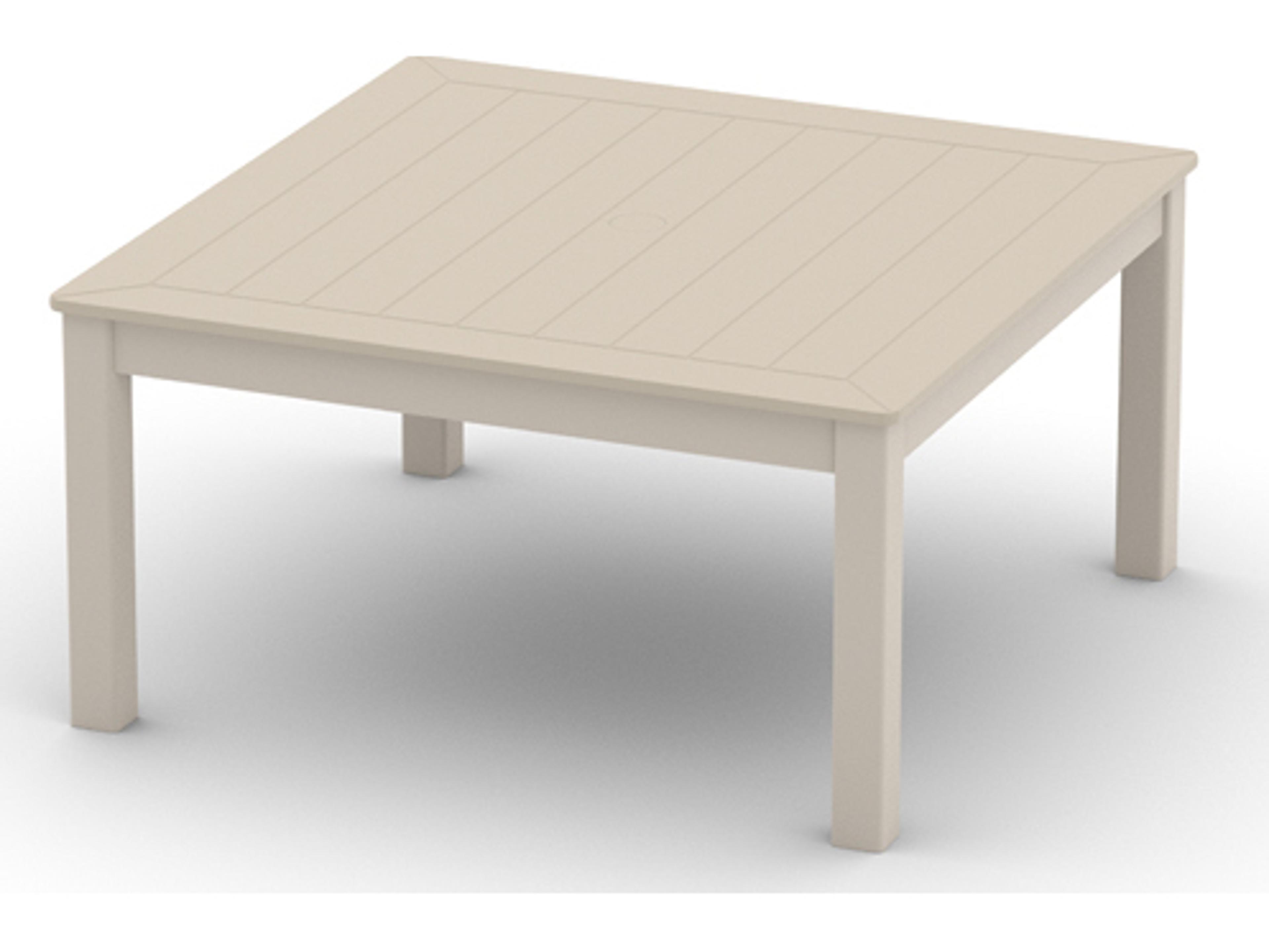 Telescope Casual Marine Grade Polymer Square Coffee Height Table