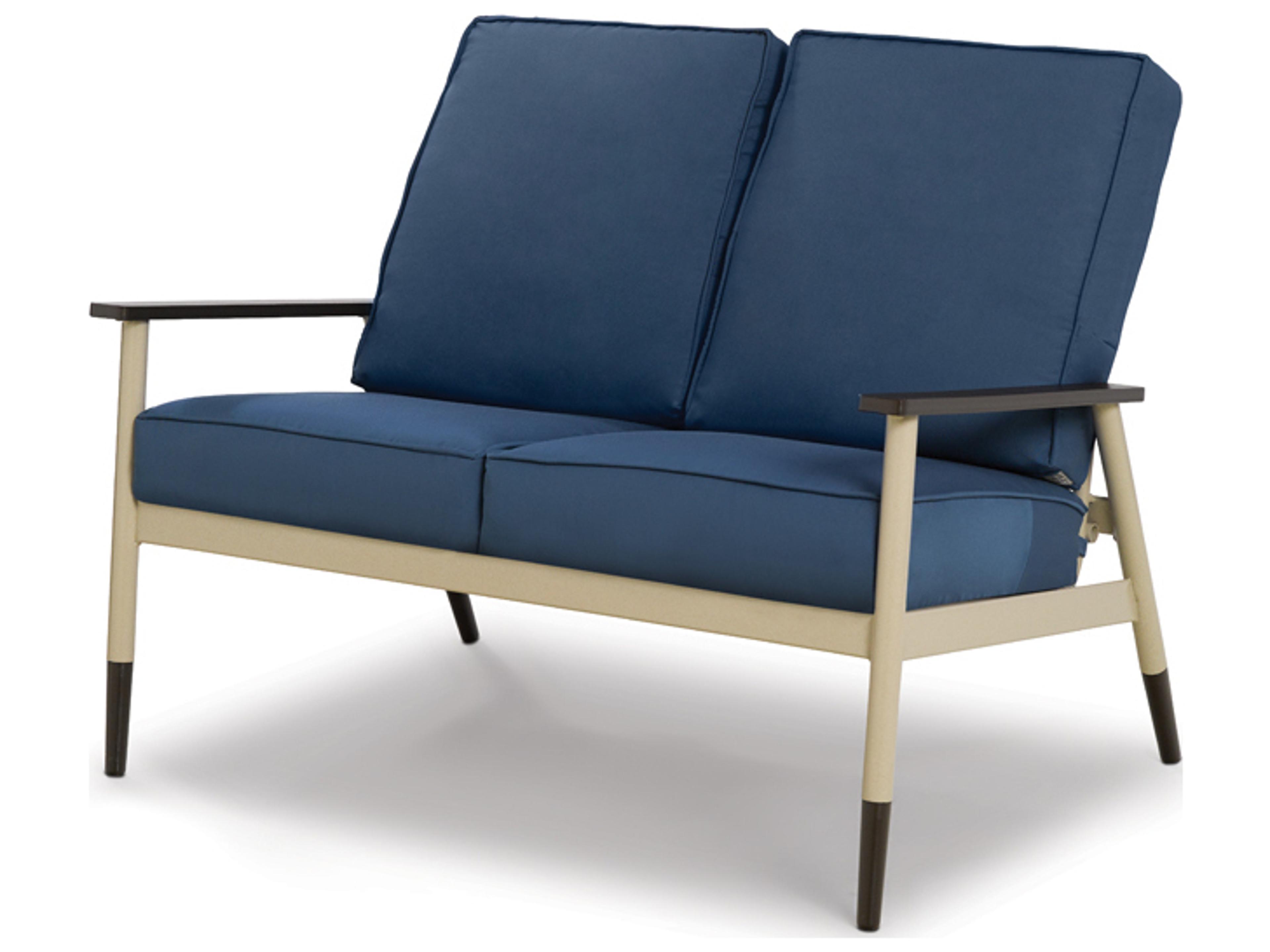 Telescope Casual Welles Cushion Aluminum Patio Loveseat