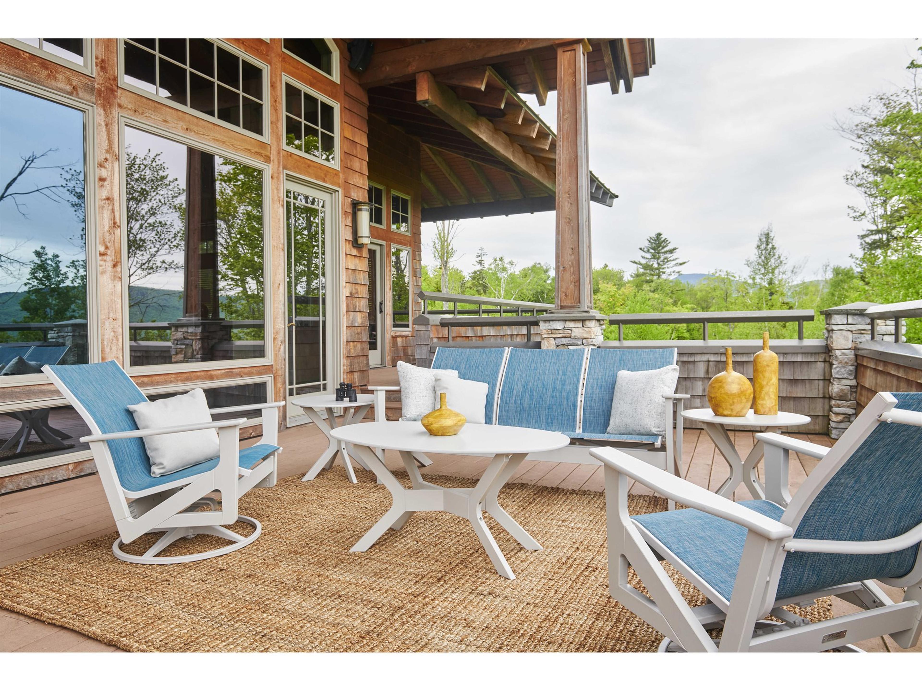 Telescope Casual Wexler Marine Grade Polymer Sling Patio Lounge Set