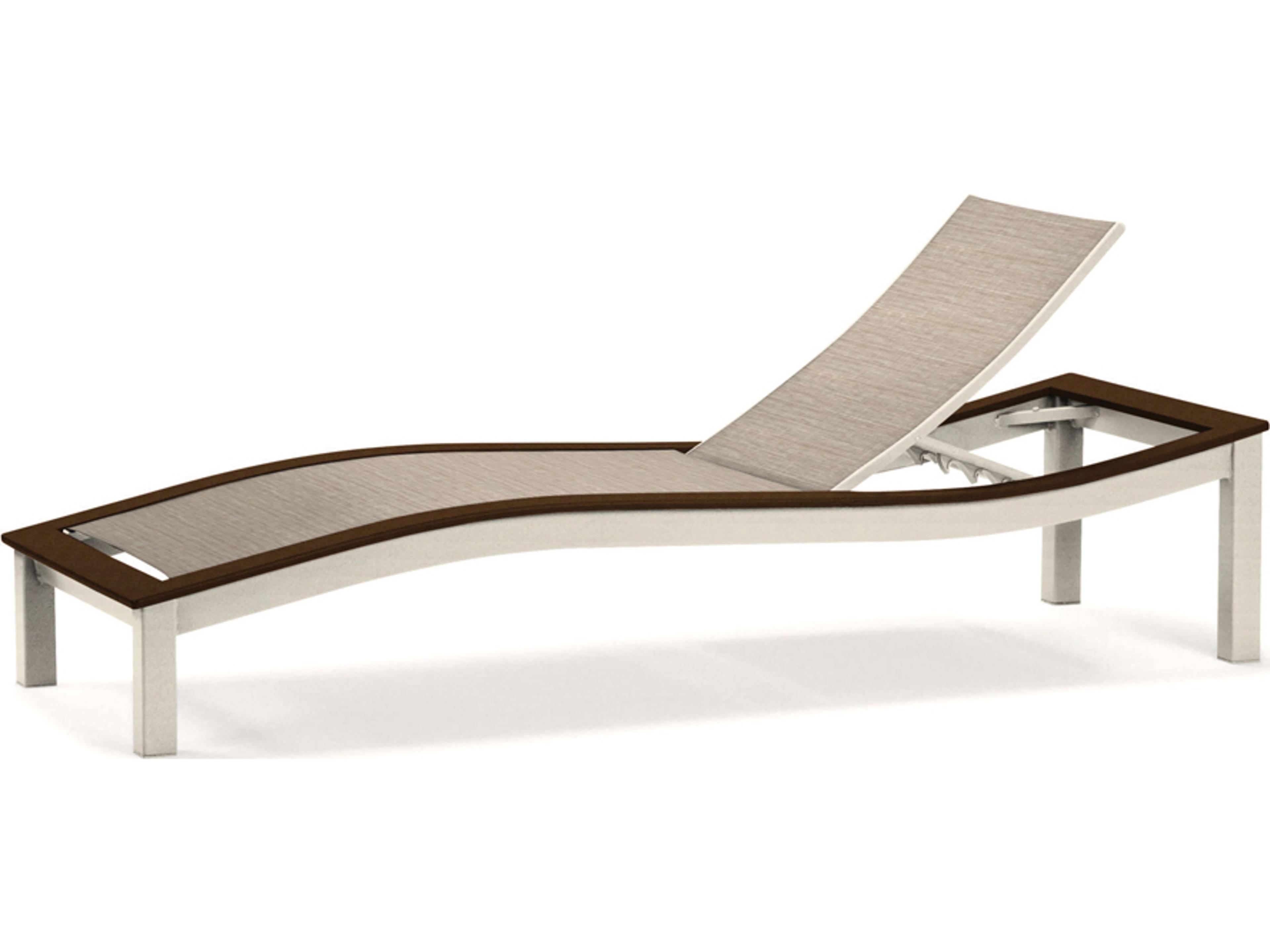 Telescope Casual Bazza MGP Aluminum Sling Contour Chaise Lounge