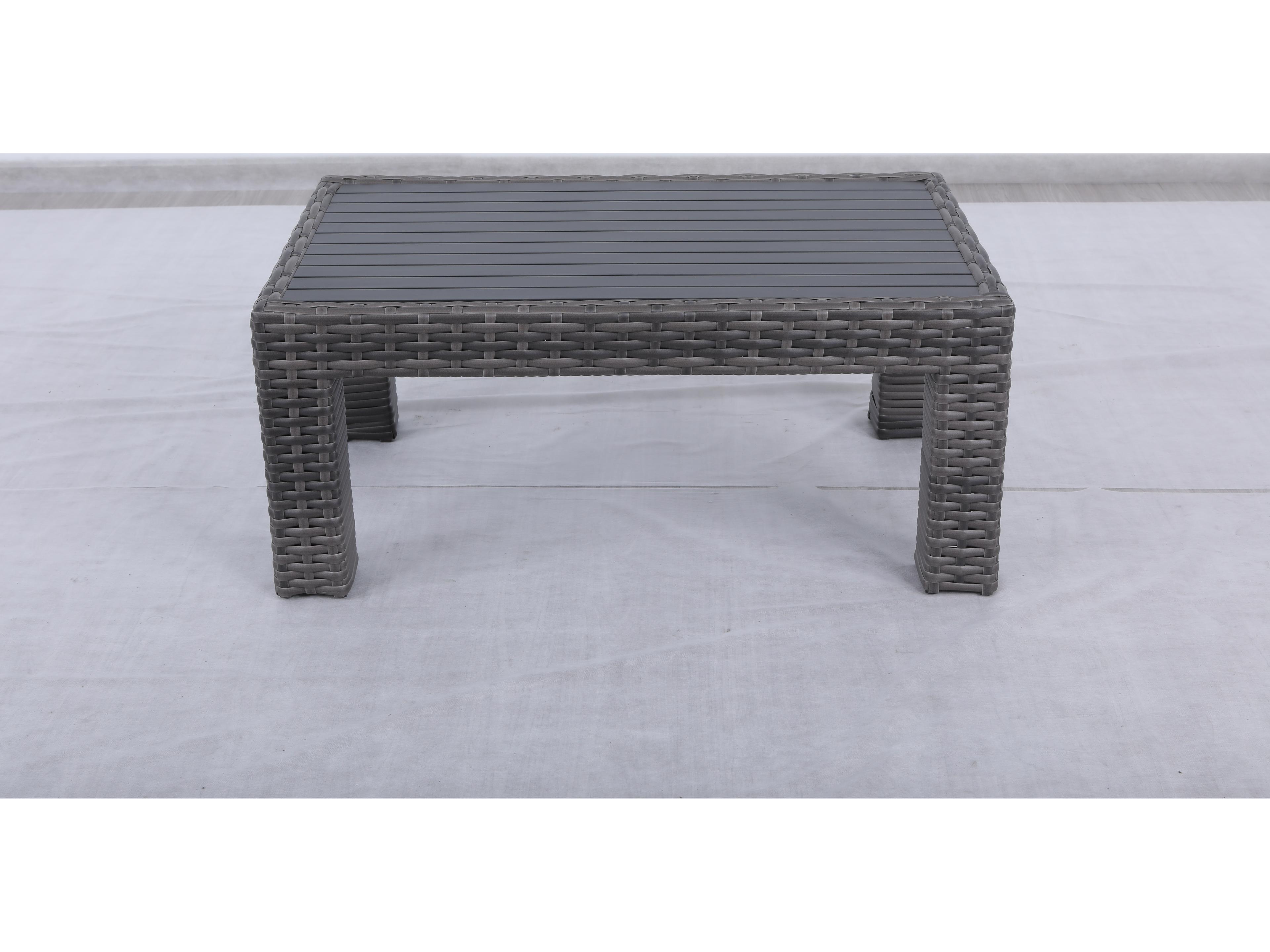 Teva Bora Bora Wicker Rattan Patio Coffee Table