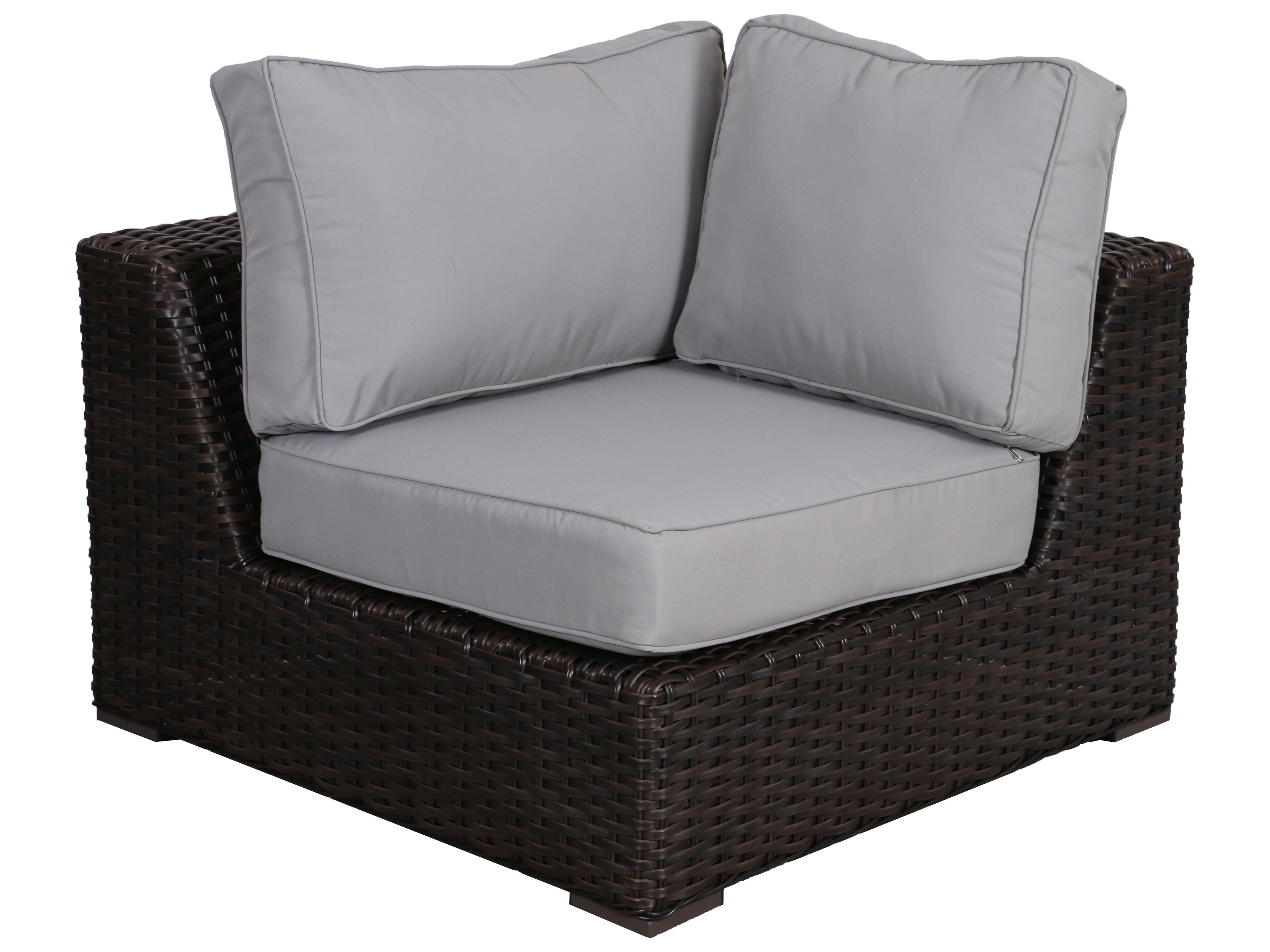 Santa Monica Wicker Rattan Corner of Sectional