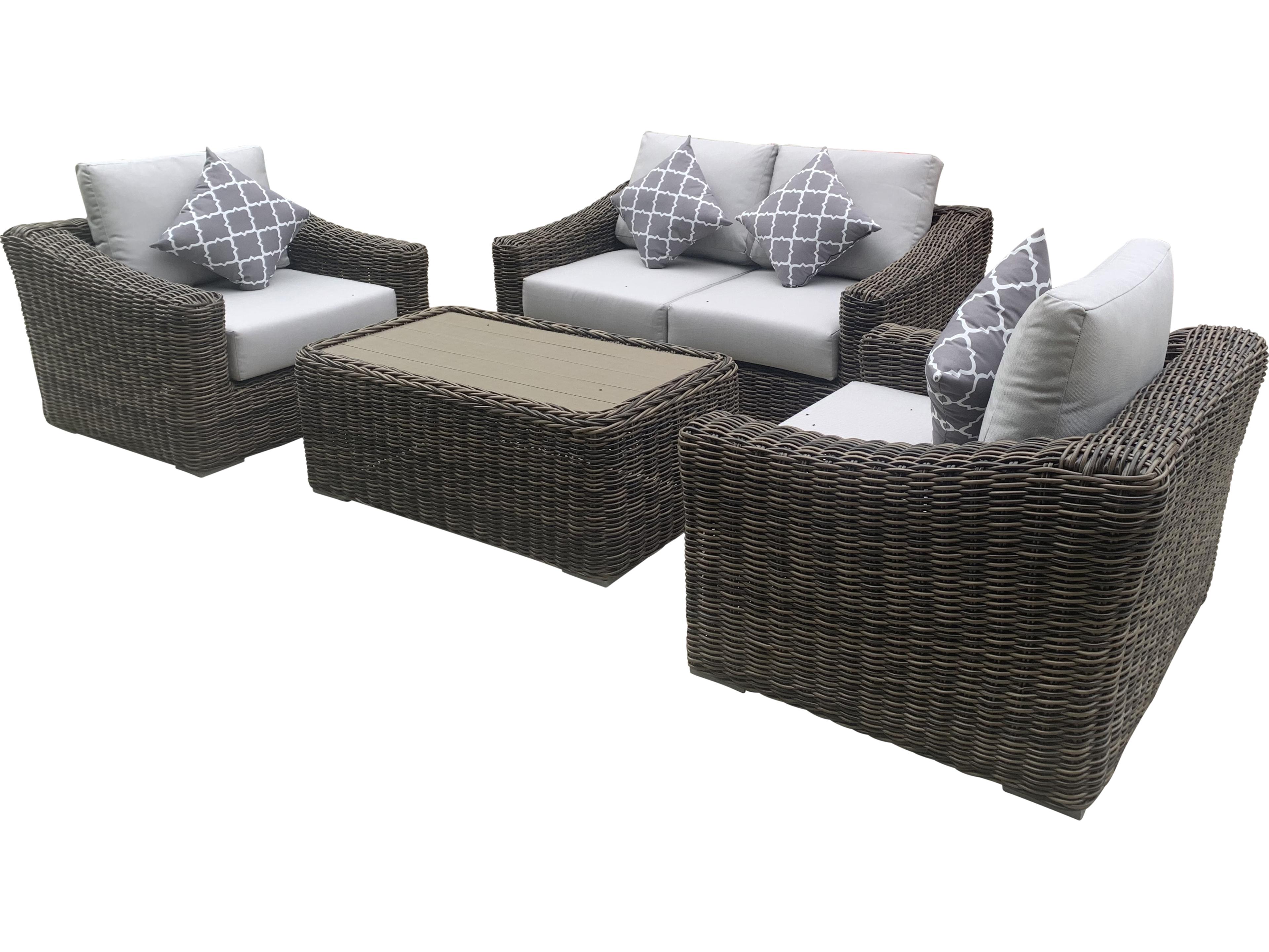 Teva Monterey Aluminum Cushion Lounge Set