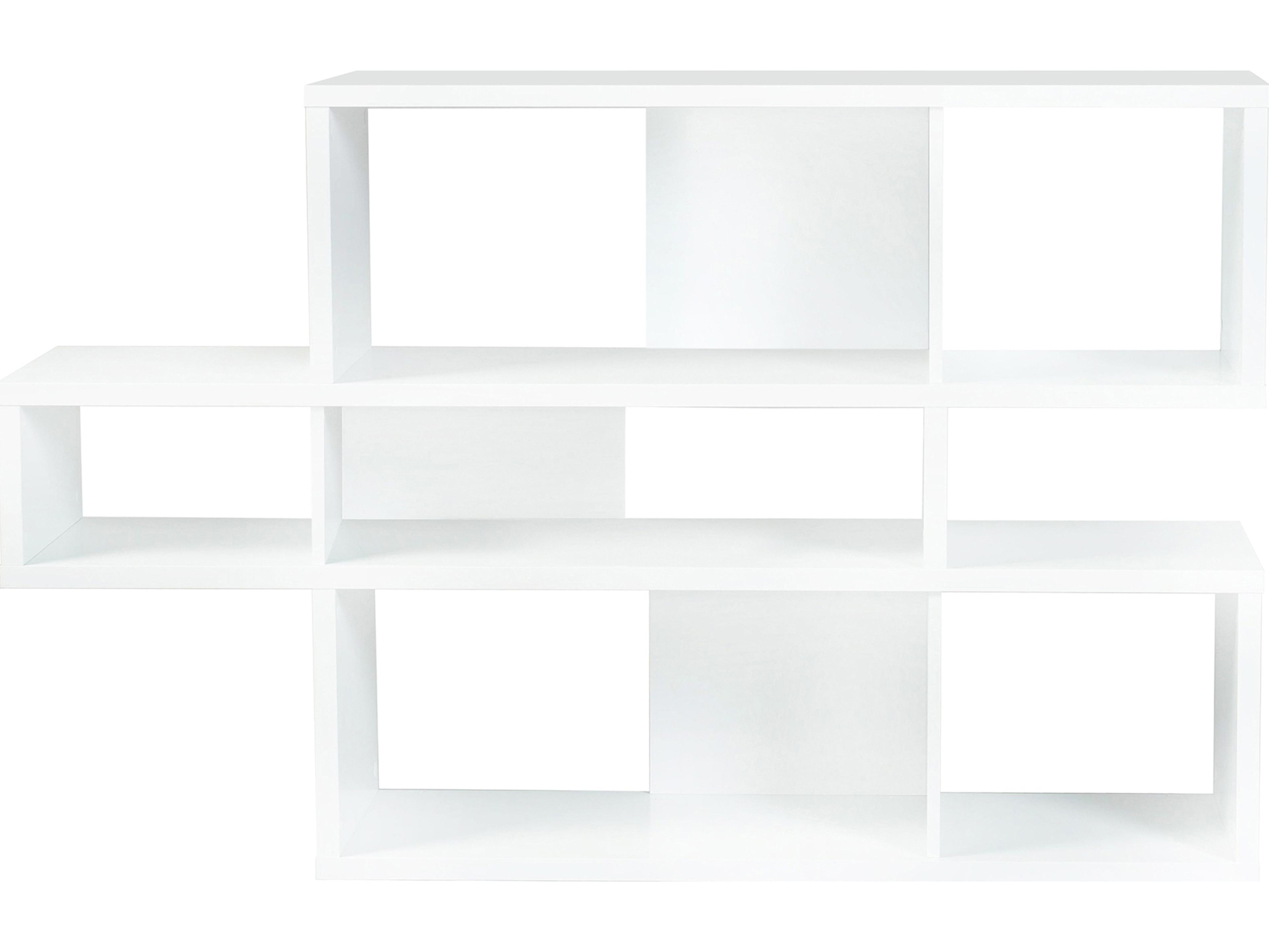 TemaHome London Pure White Frame Bookcase