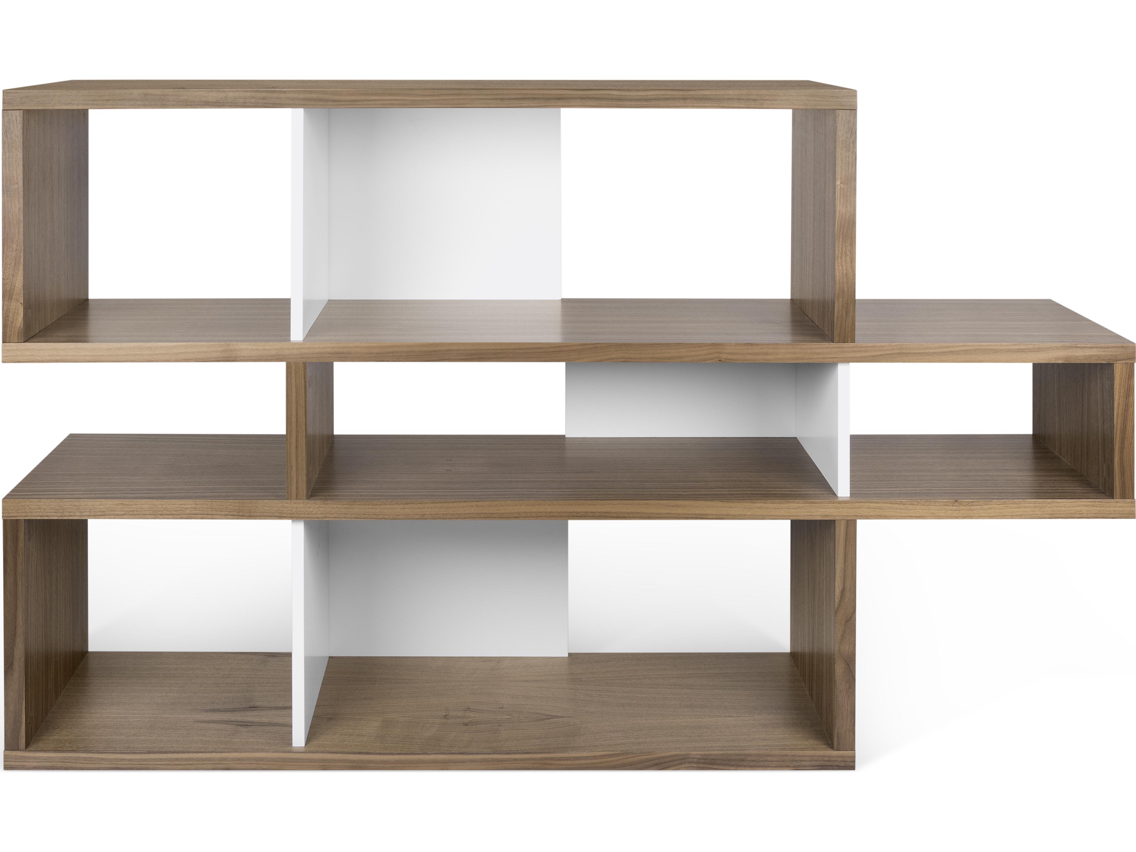 TemaHome London Walnut Frame Bookcase