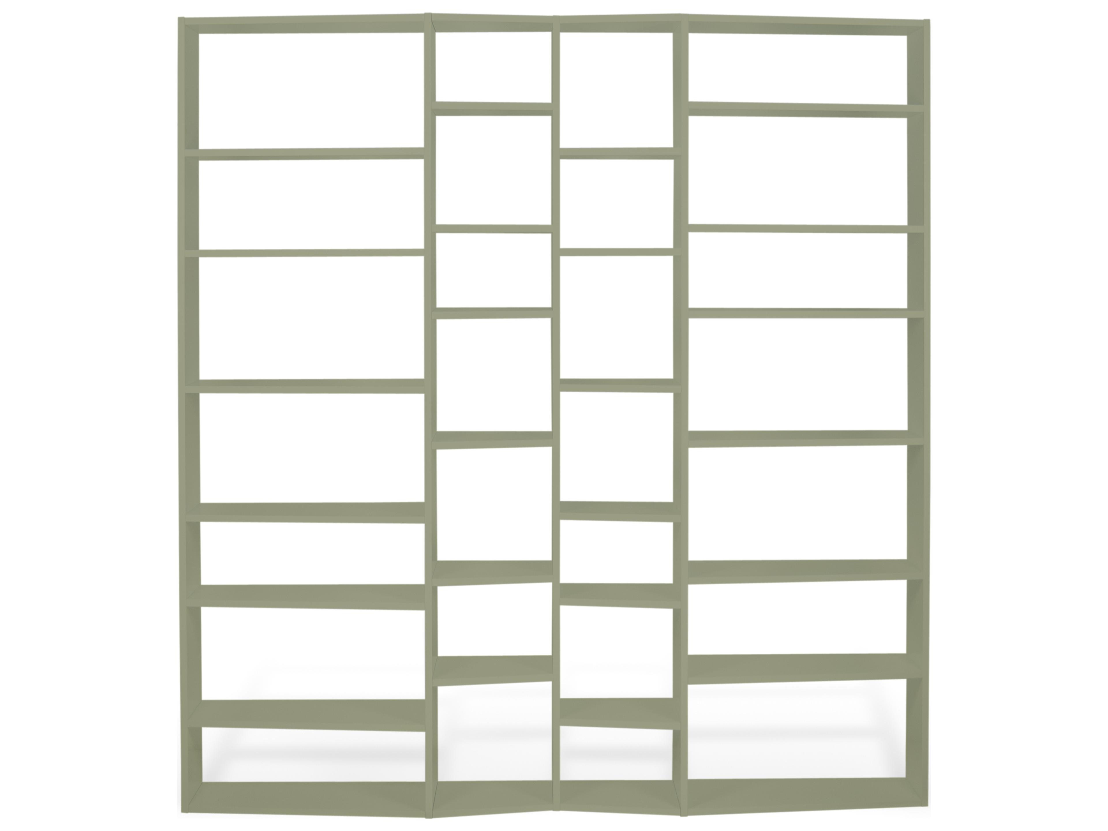 TemaHome Valsa Matte Grey Bookcase