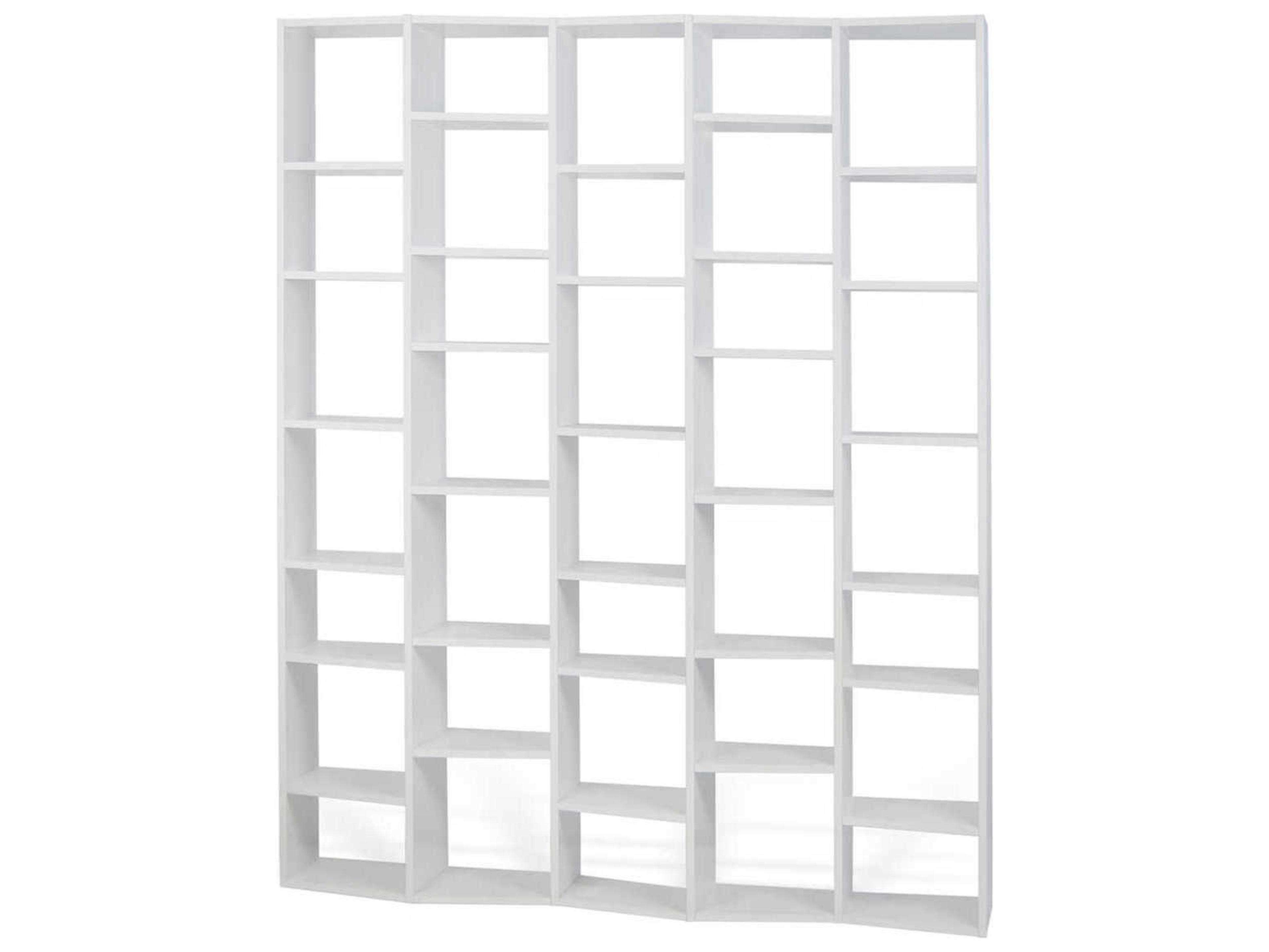 TemaHome Valsa Pure White Bookcase