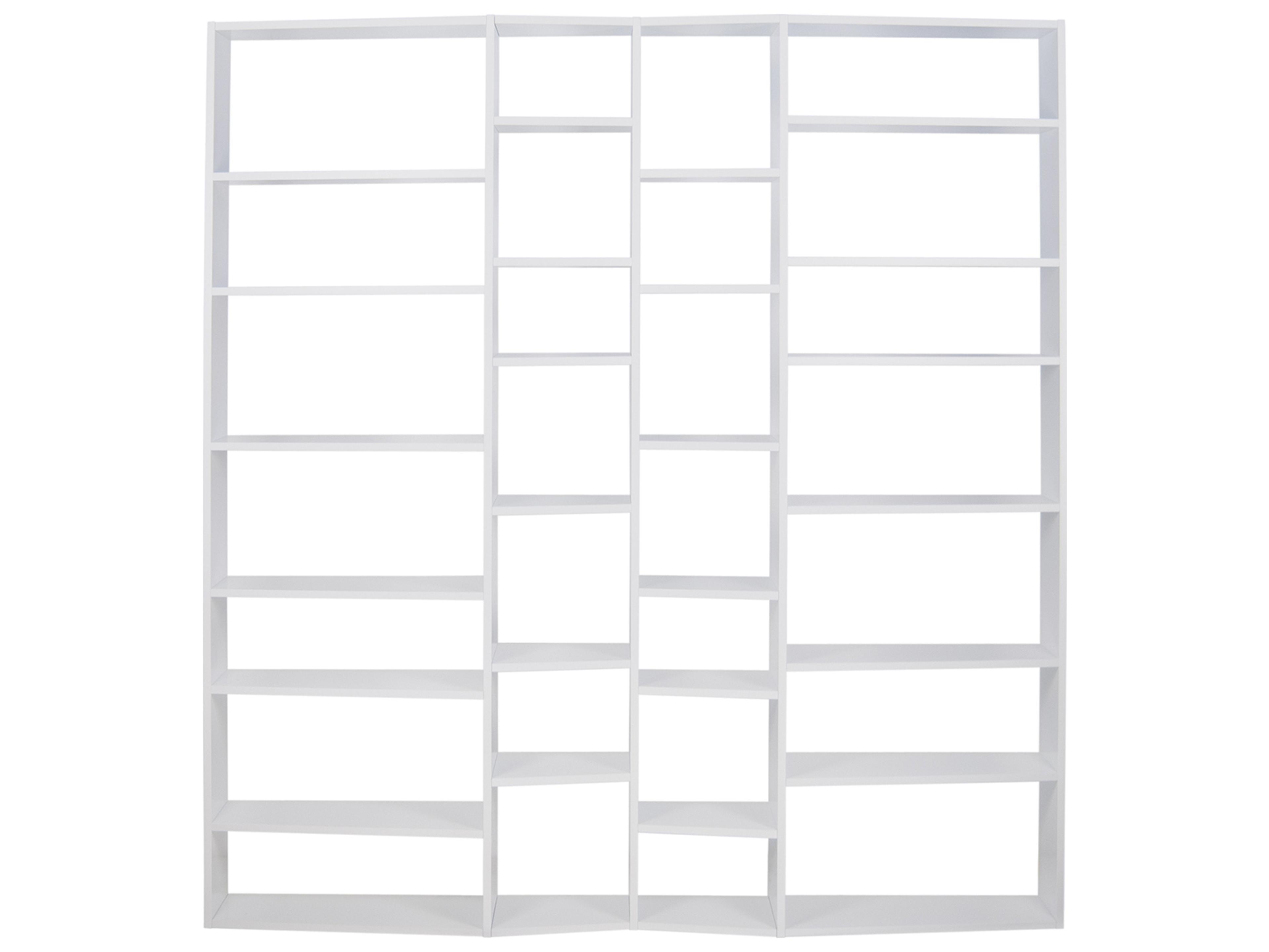 TemaHome Valsa Pure White Bookcase
