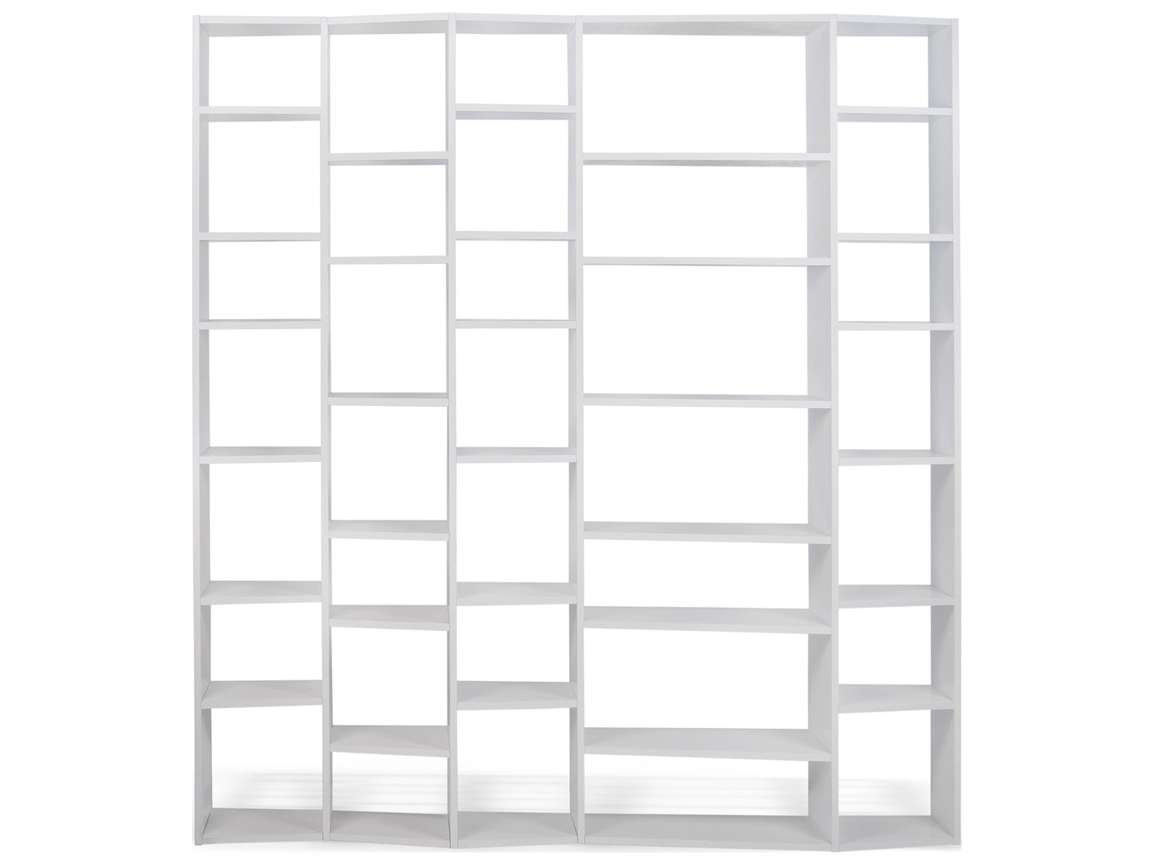 TemaHome Valsa Pure White Bookcase