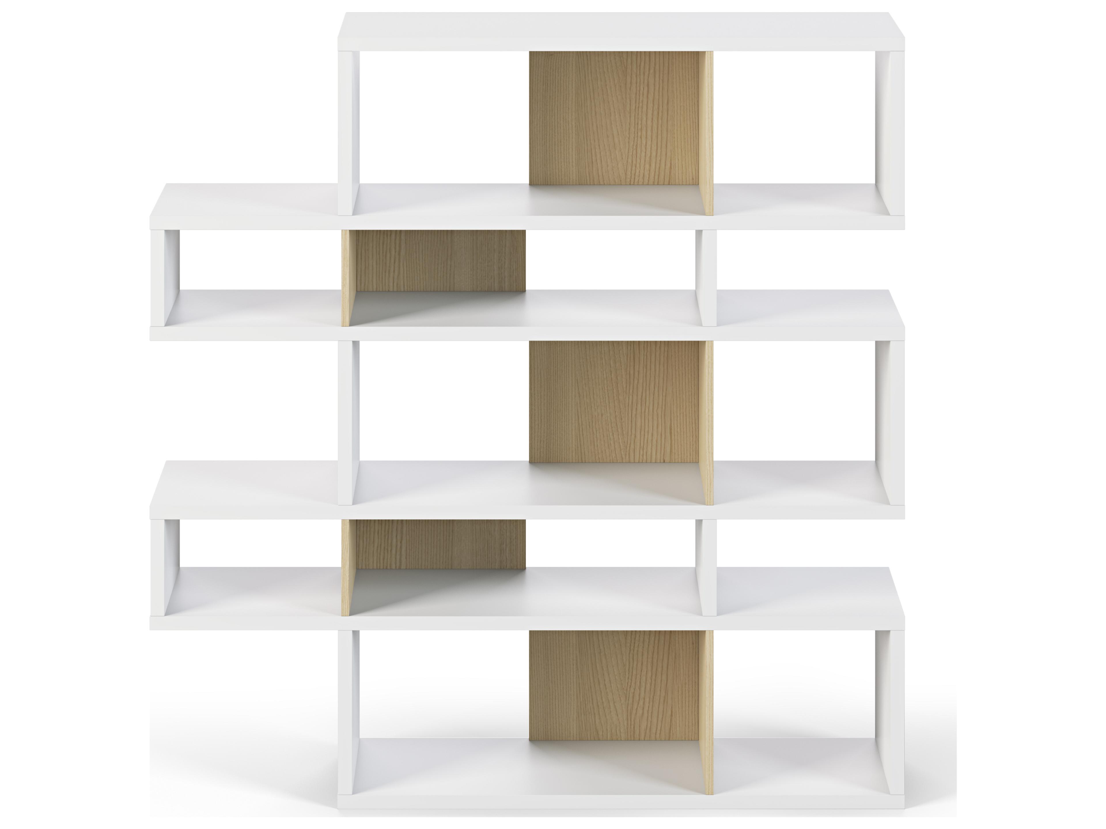 TemaHome London Pure White Frame Bookcase