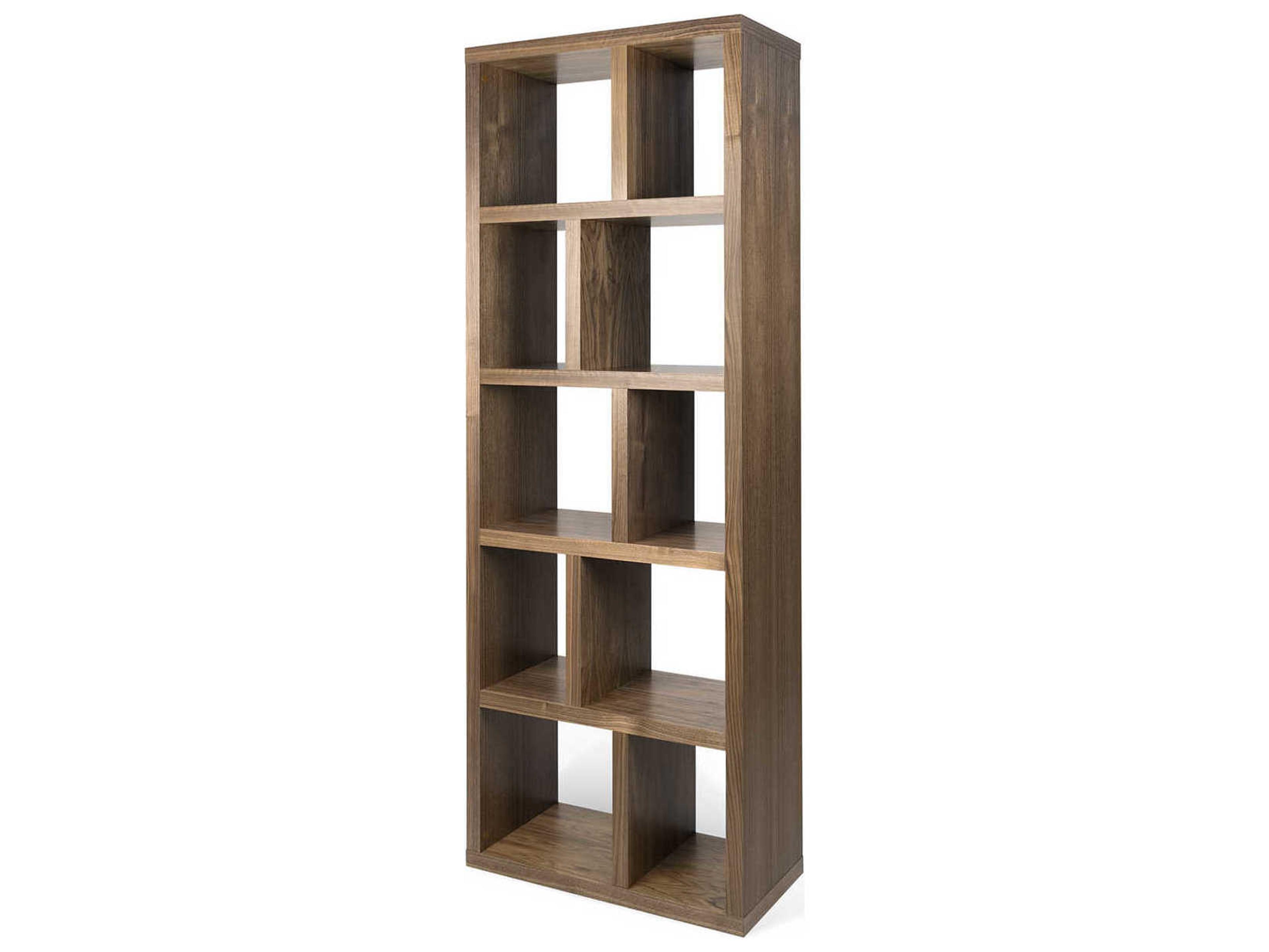 TemaHome Berlin Walnut Bookcase