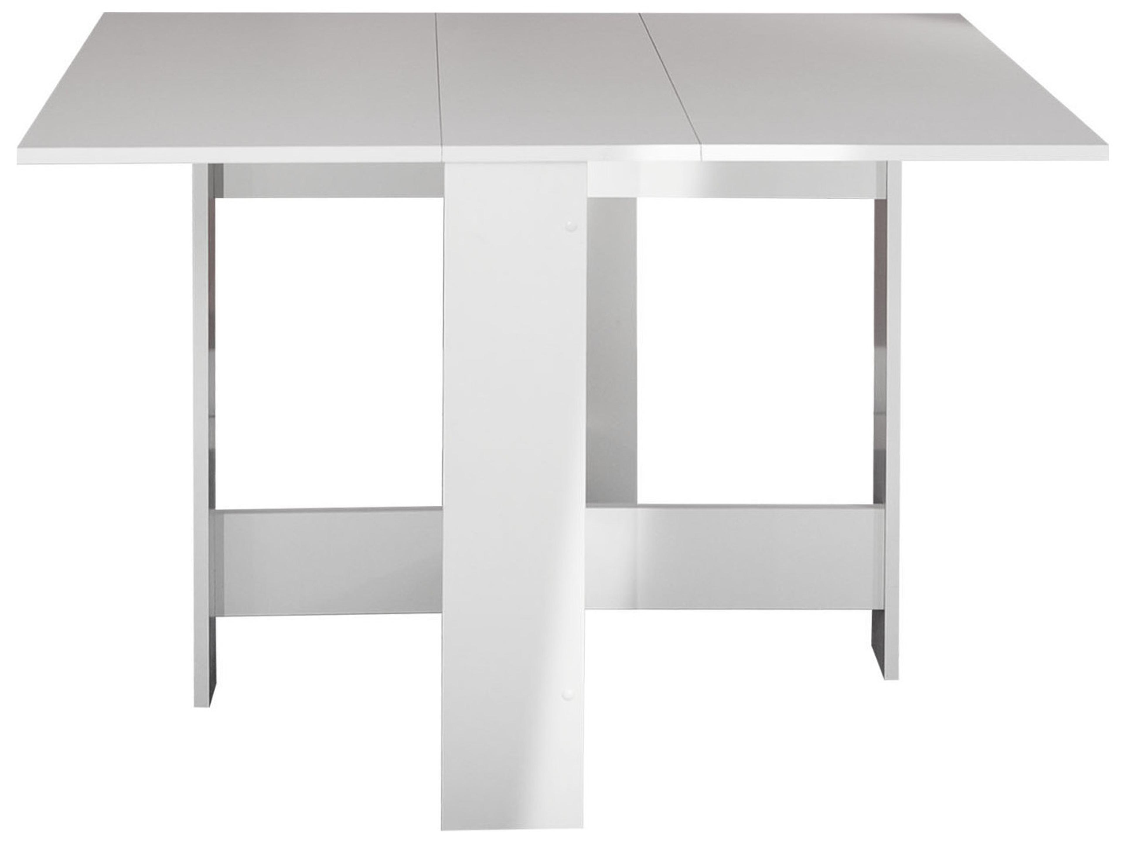 TemaHome Papillon Rectangular Wood White Dining Table