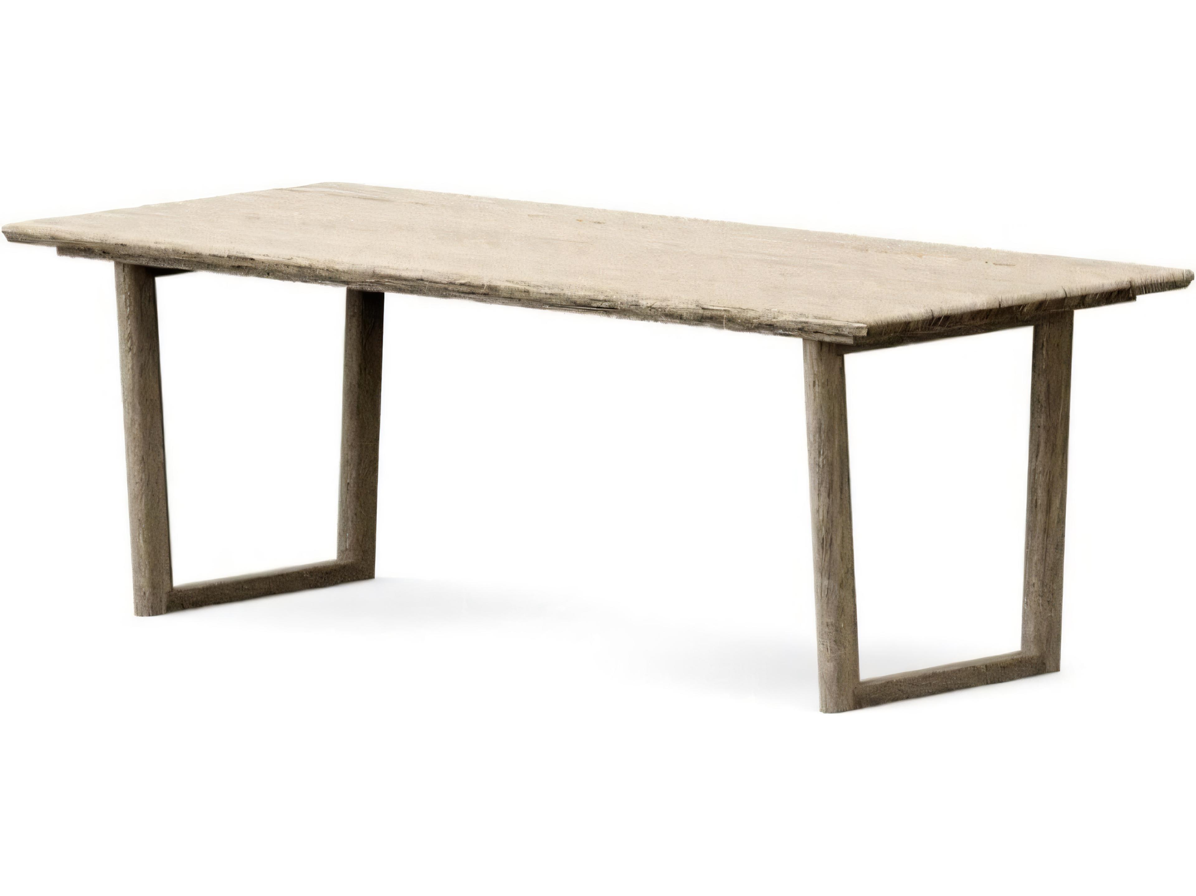 Teak Smith Sema 98" Rectangular Dining Table with Umbrella Hole