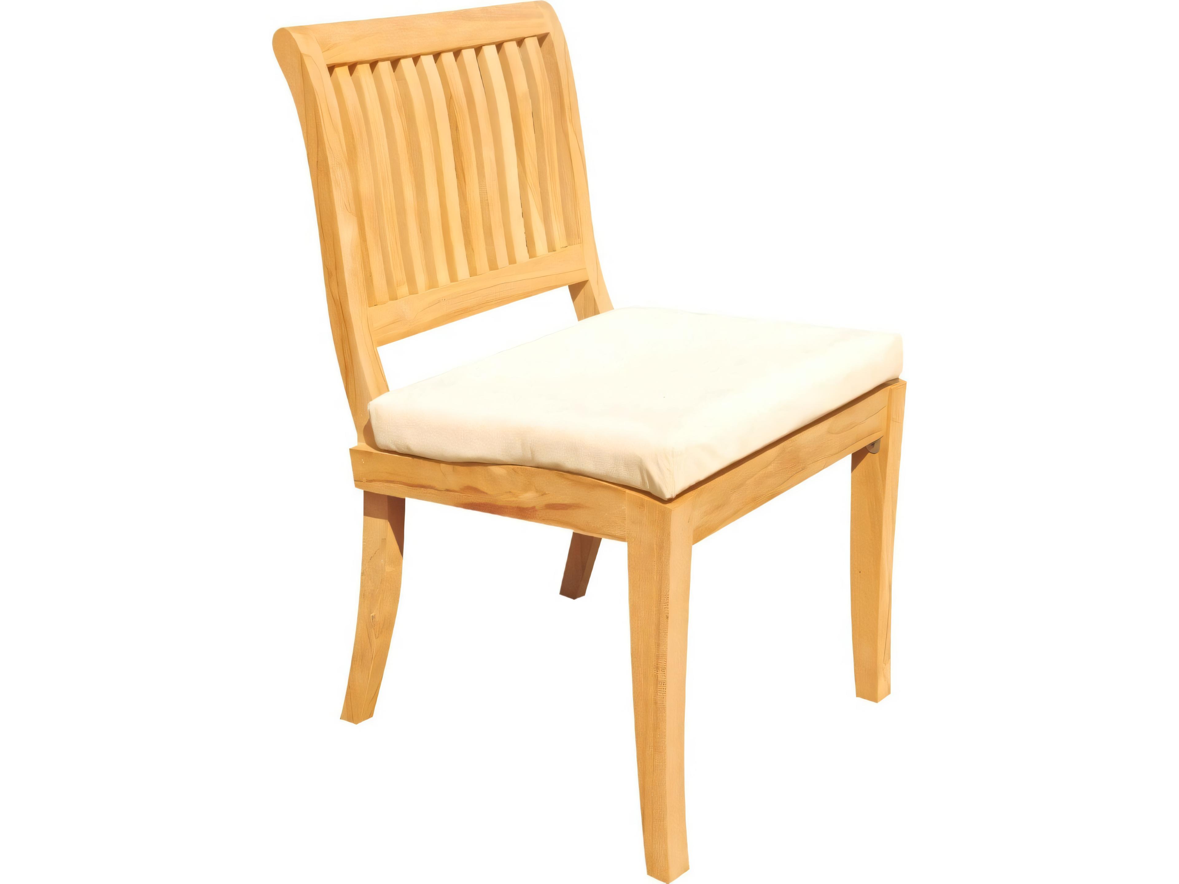 Teak Smith Arbor Stacking Armless Dining Chair