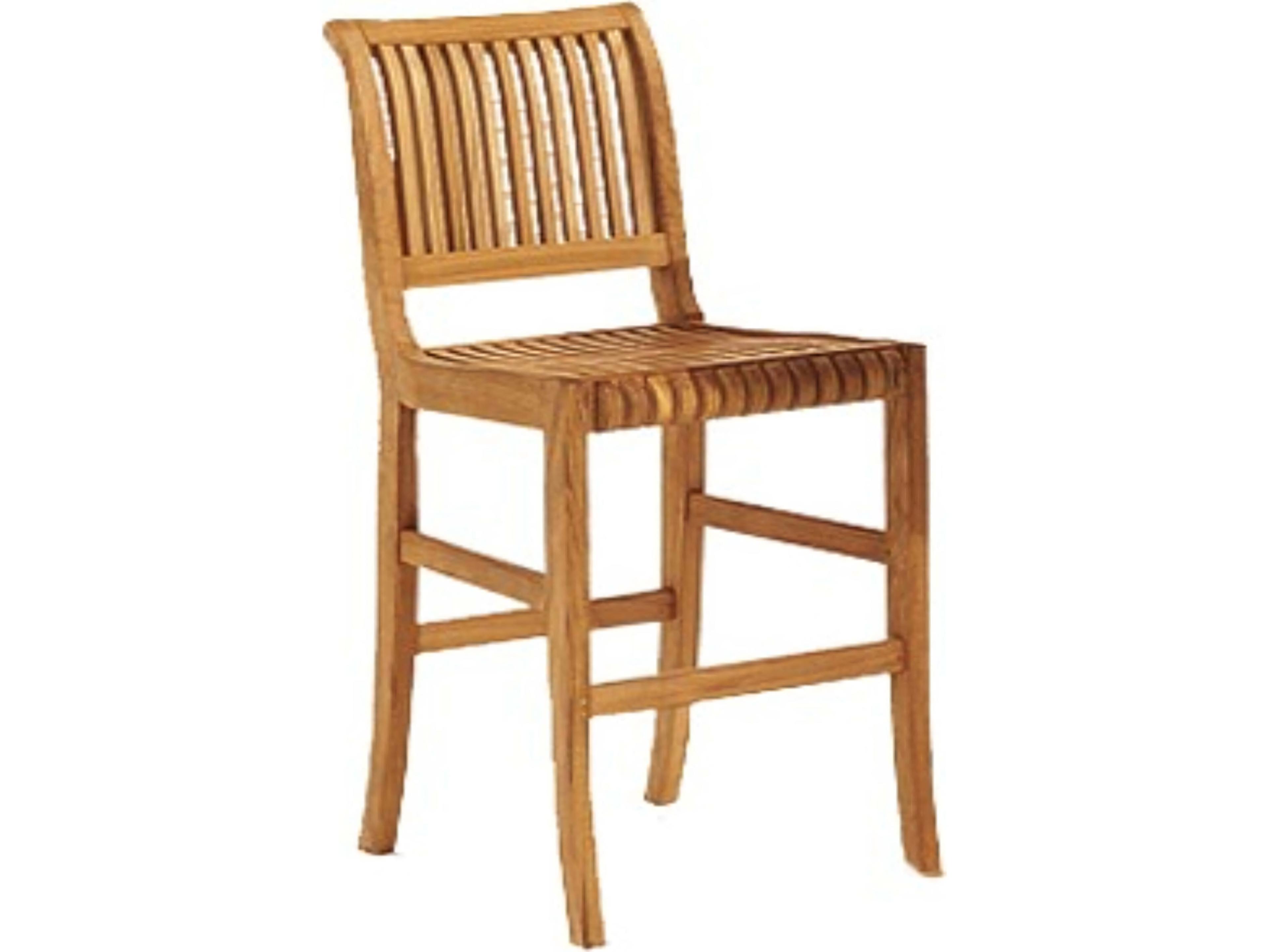 Teak Smith Giva Bar Armless Chair