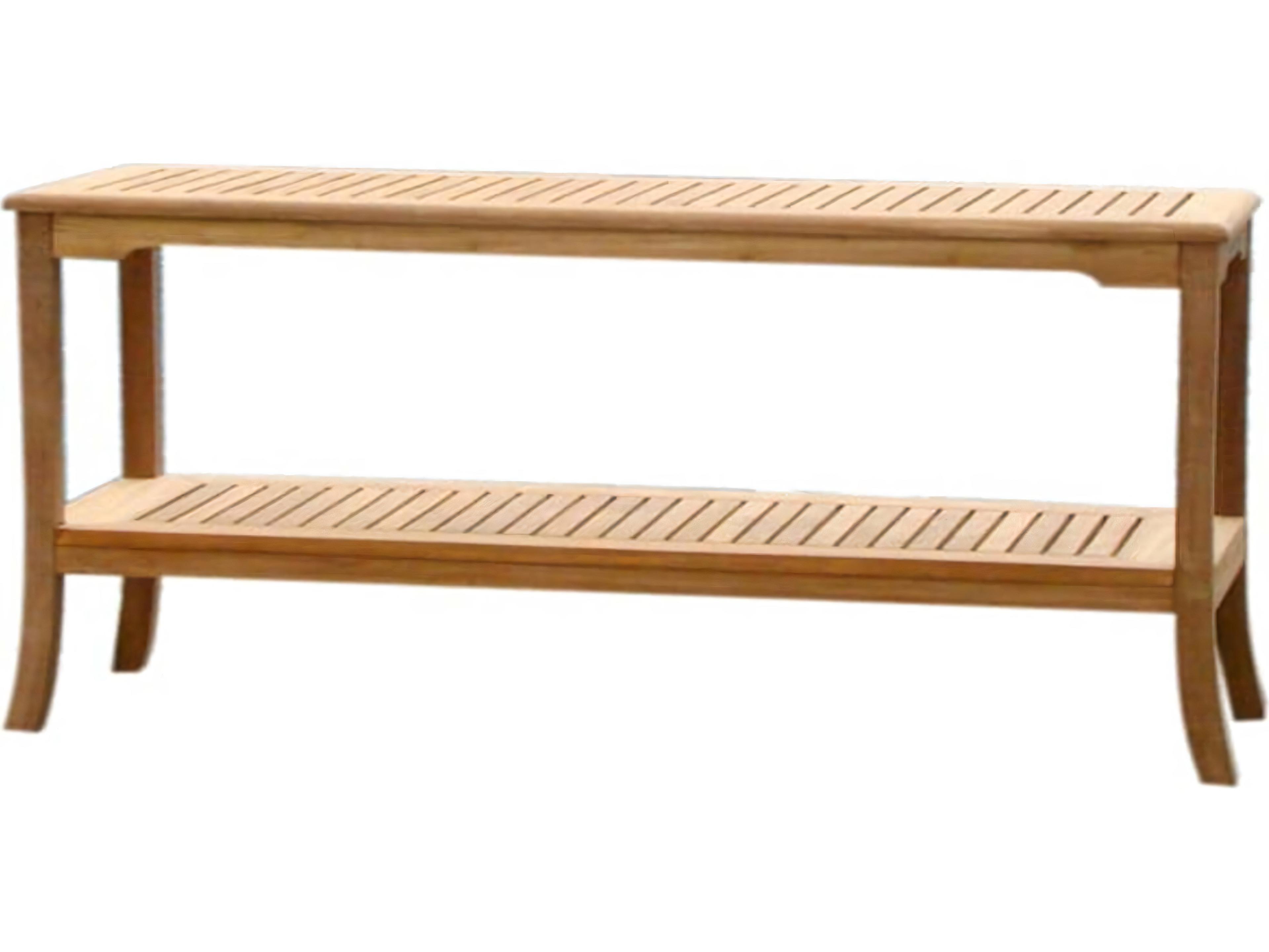 Teak Smith Giva 59" Rectangular Console / Dining Table