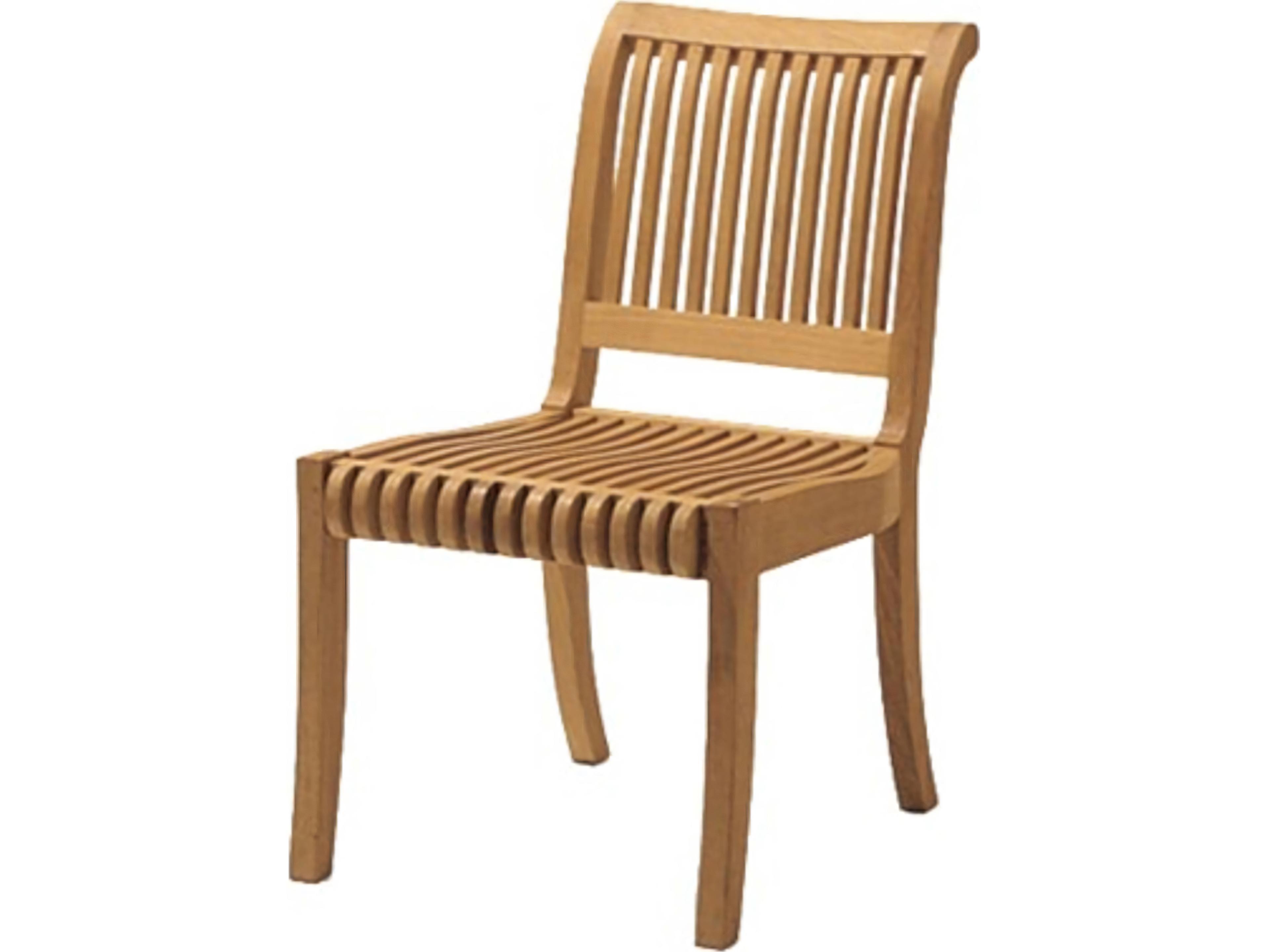 Teak Smith Giva Armless Dining Chair