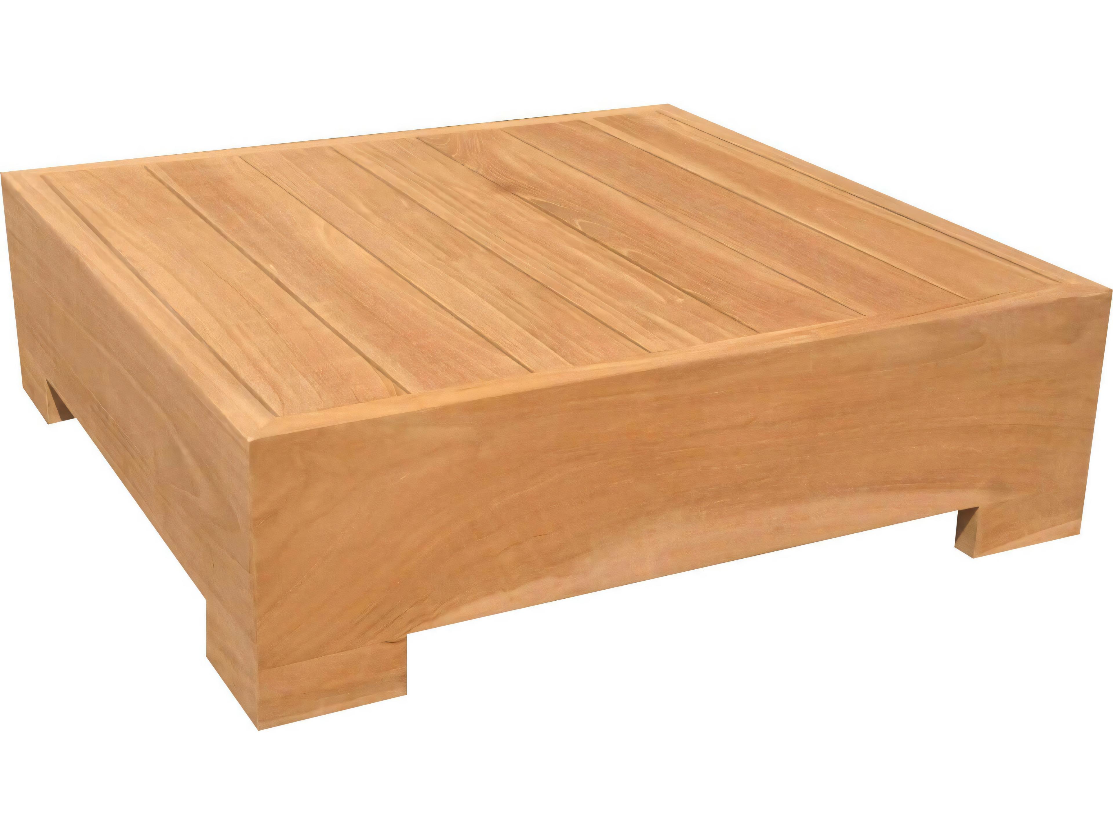 Teak Smith Leveb Ottoman