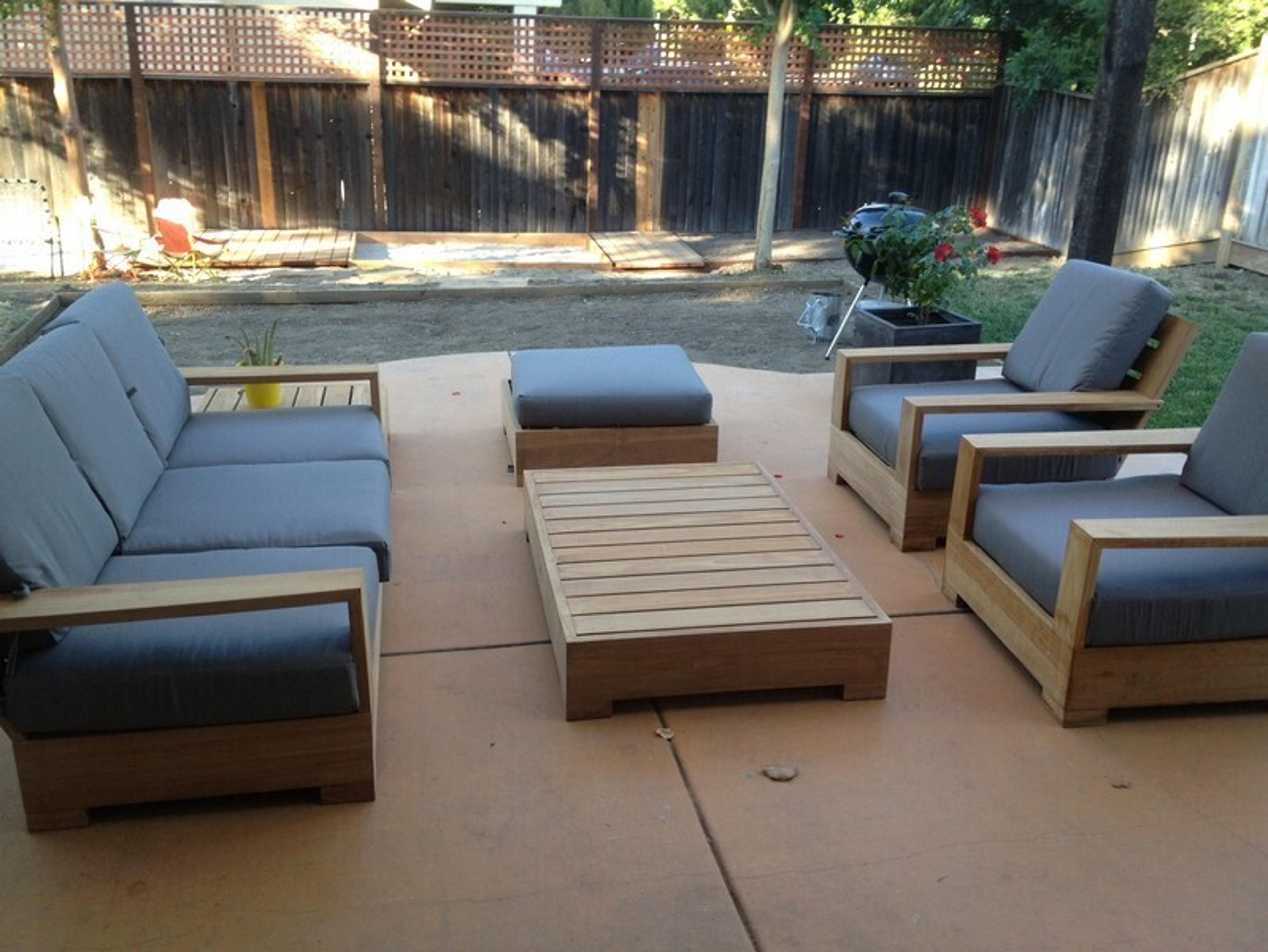 Teak Smith Leveb 6 Piece Sofa Set