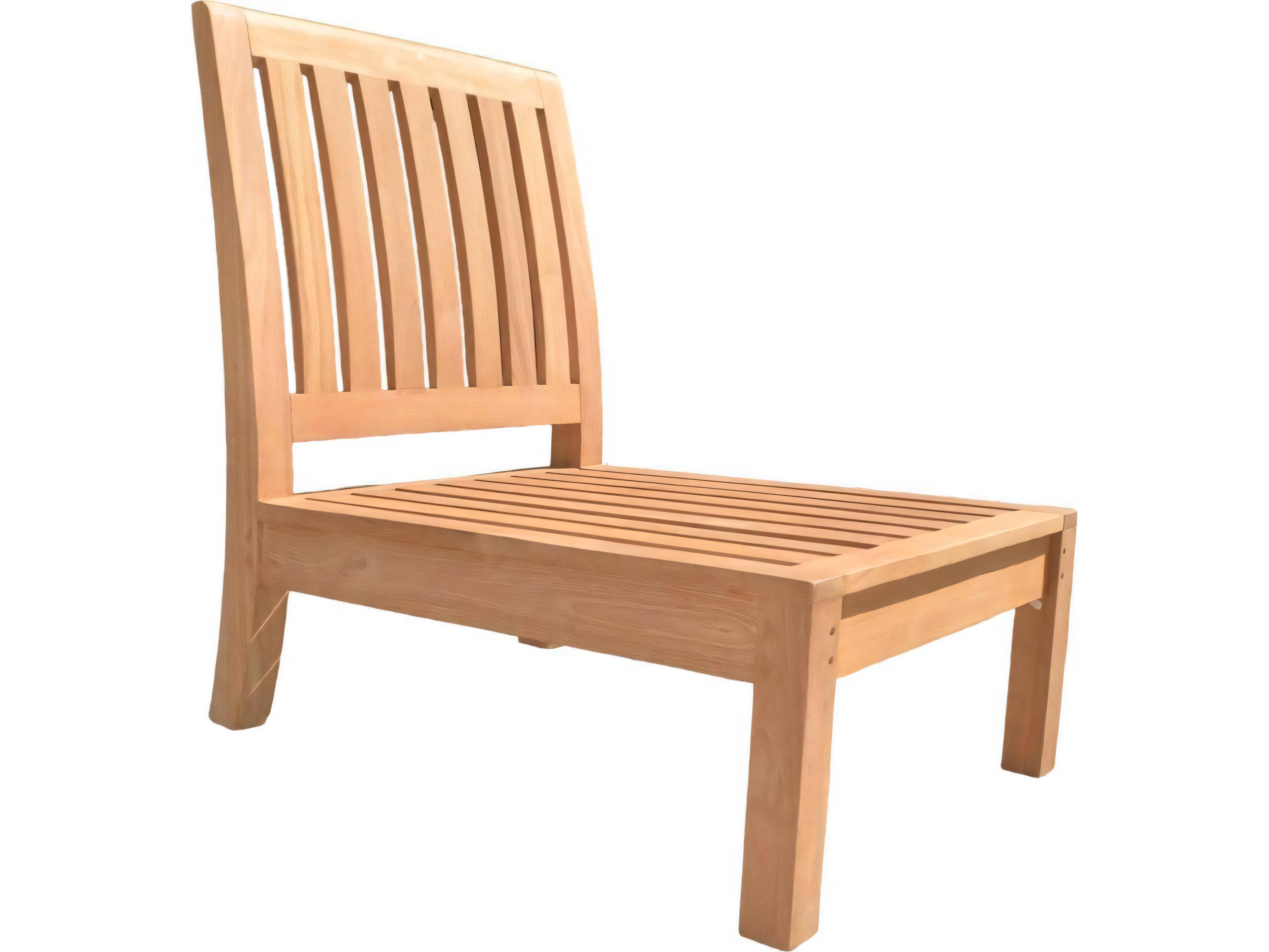 Teak Smith Napa Armless Chair