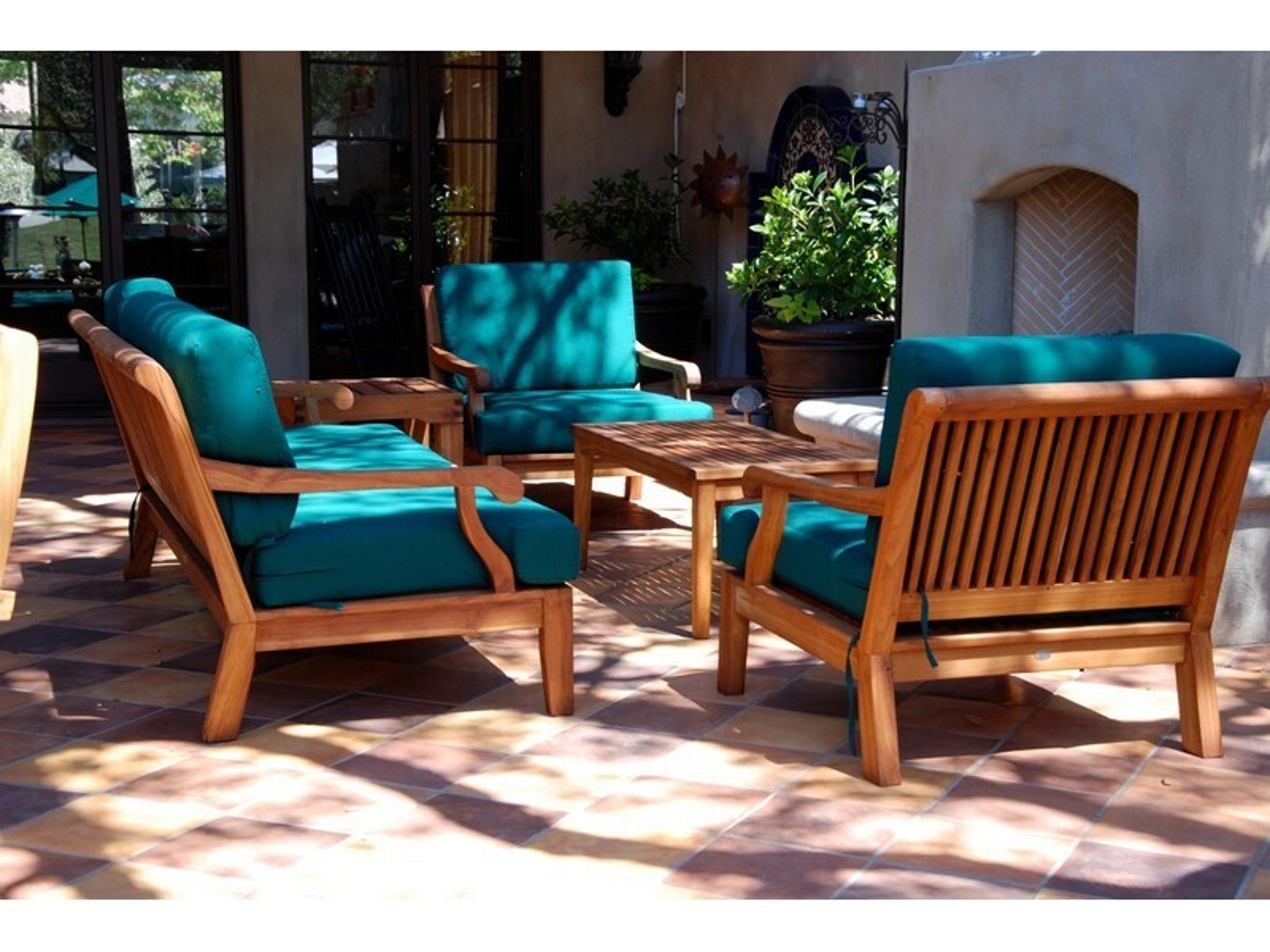 Teak Smith Sack 5 Piece Sofa Set