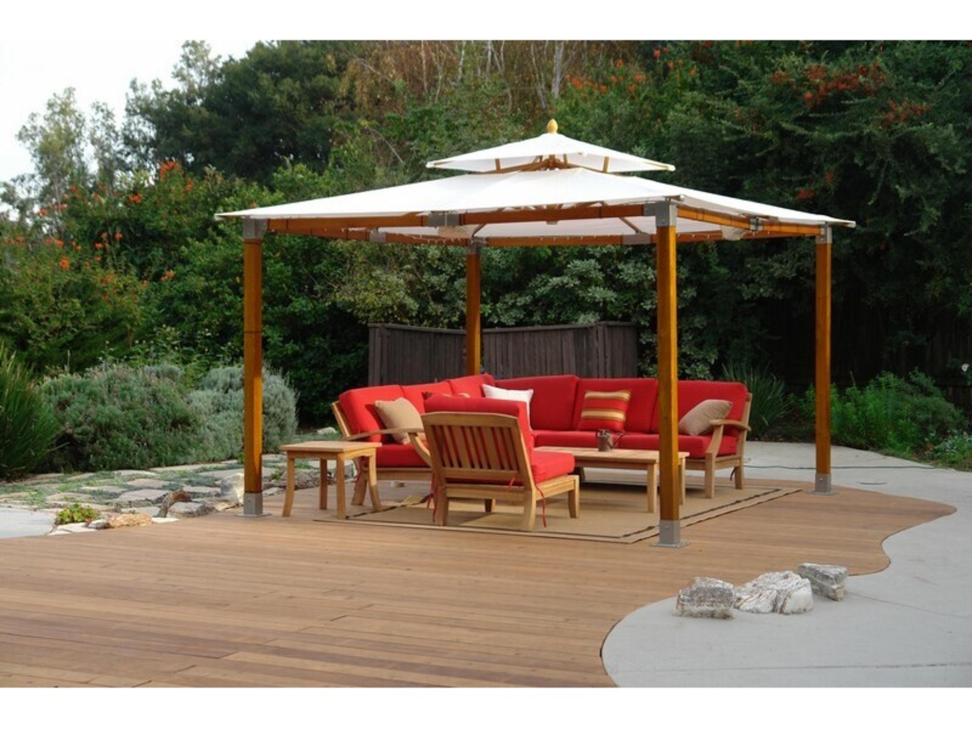 Teak Smith Samurai 8 Piece Sectional Set