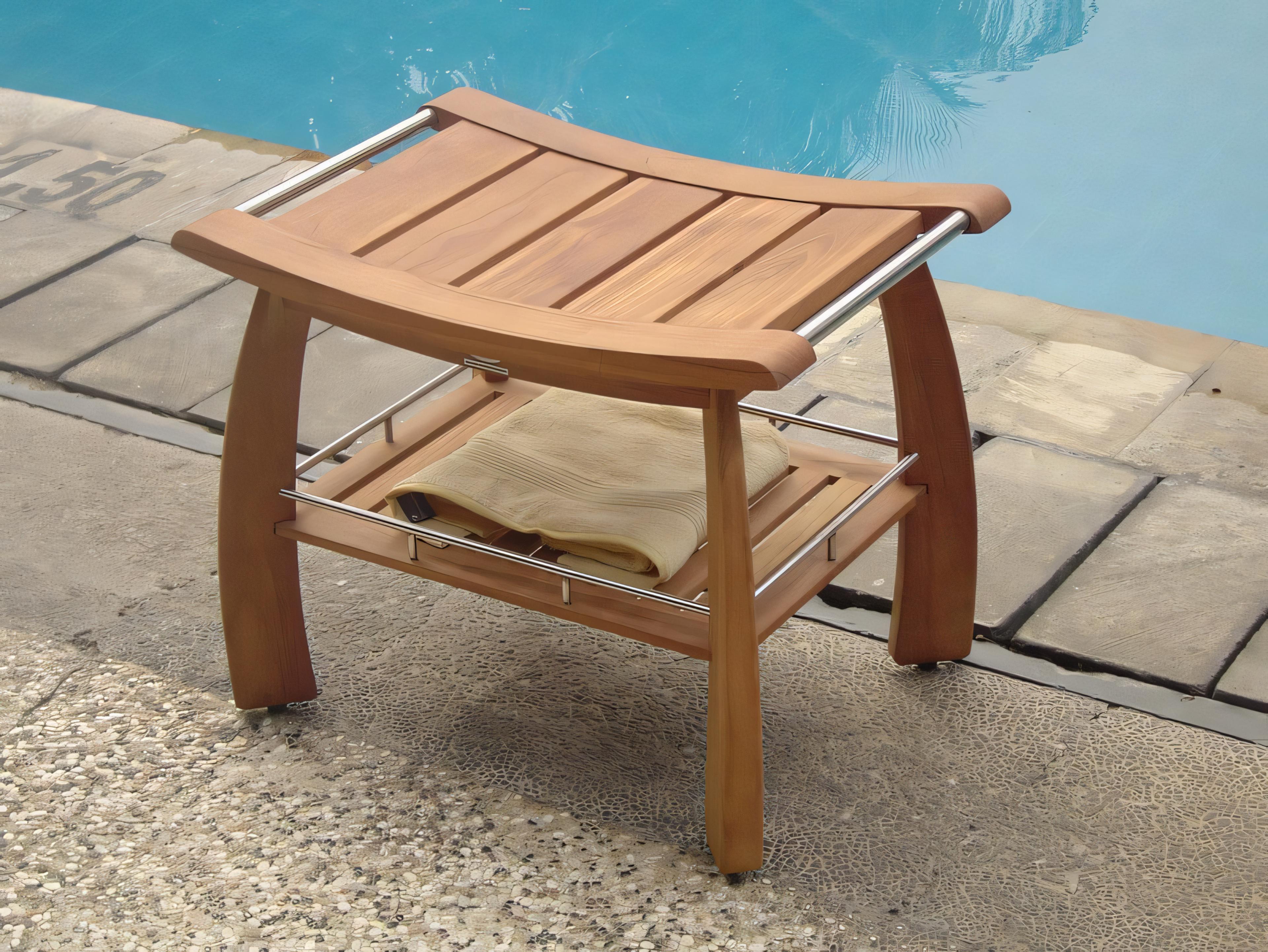 Teak Smith Shower Resort Bench Original