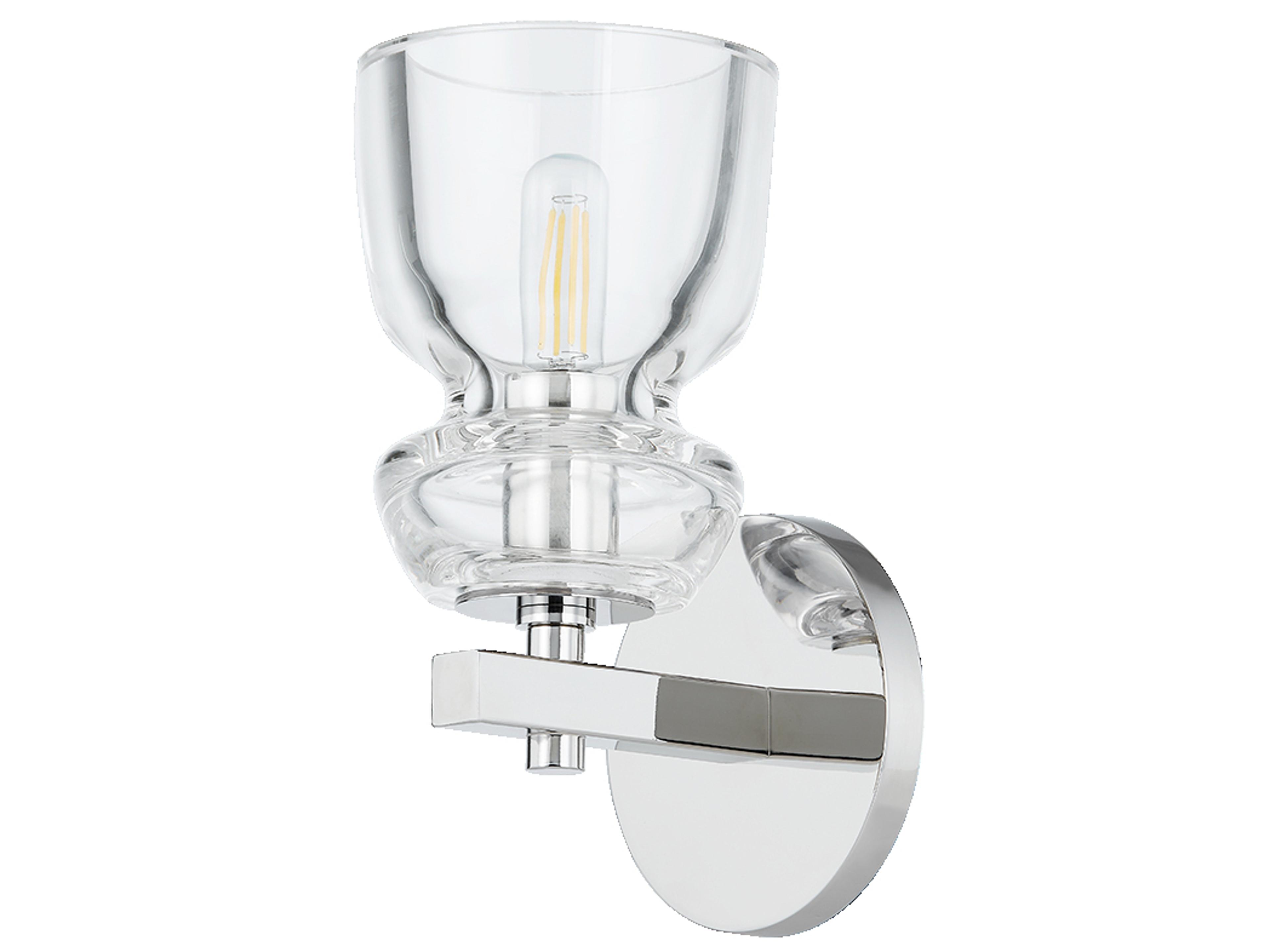 Troy Lighting Trey 1-Light Polished Nickel Wall Sconce