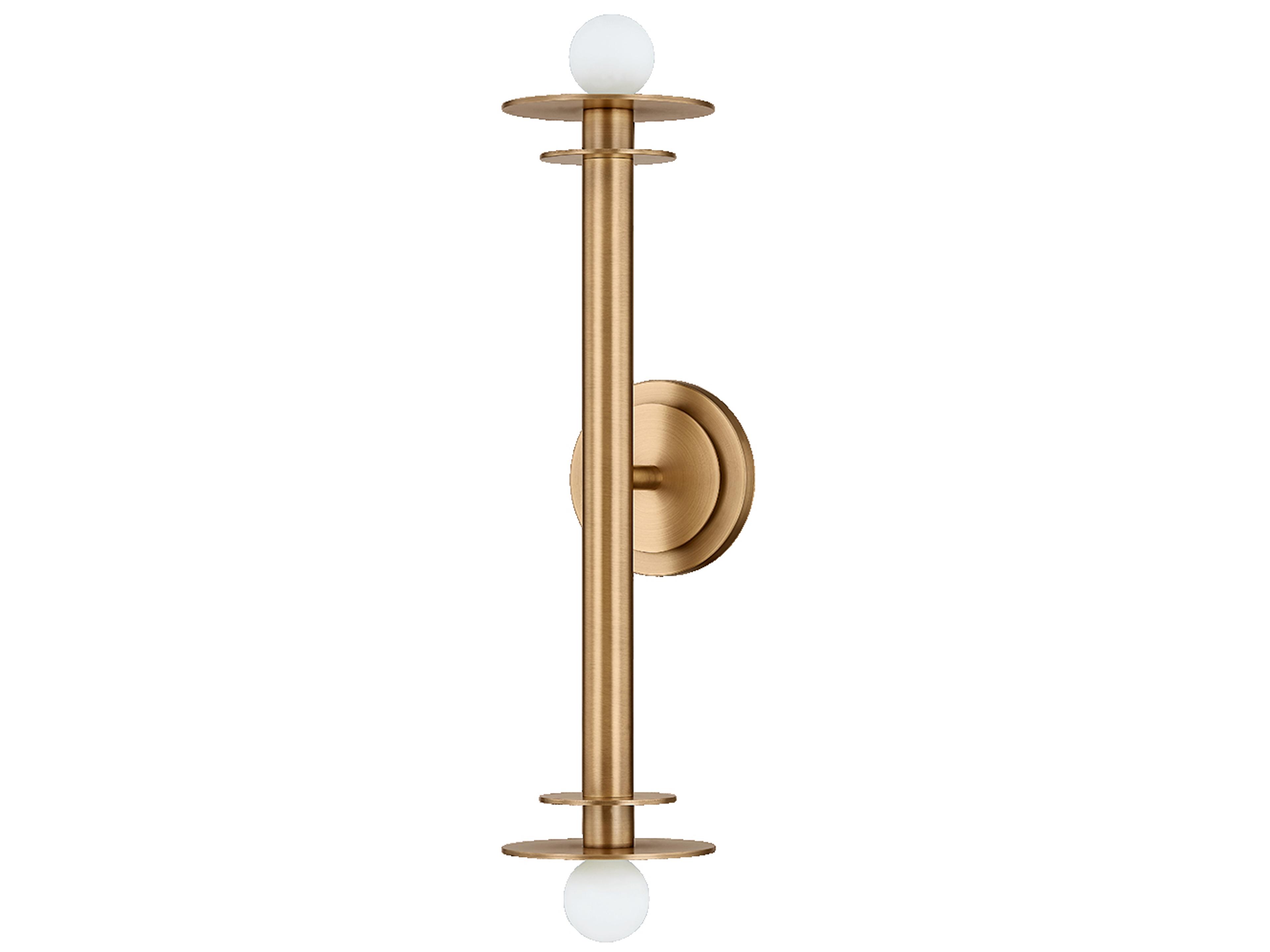 Troy Lighting Arley 2-Light Patina Brass Wall Sconce