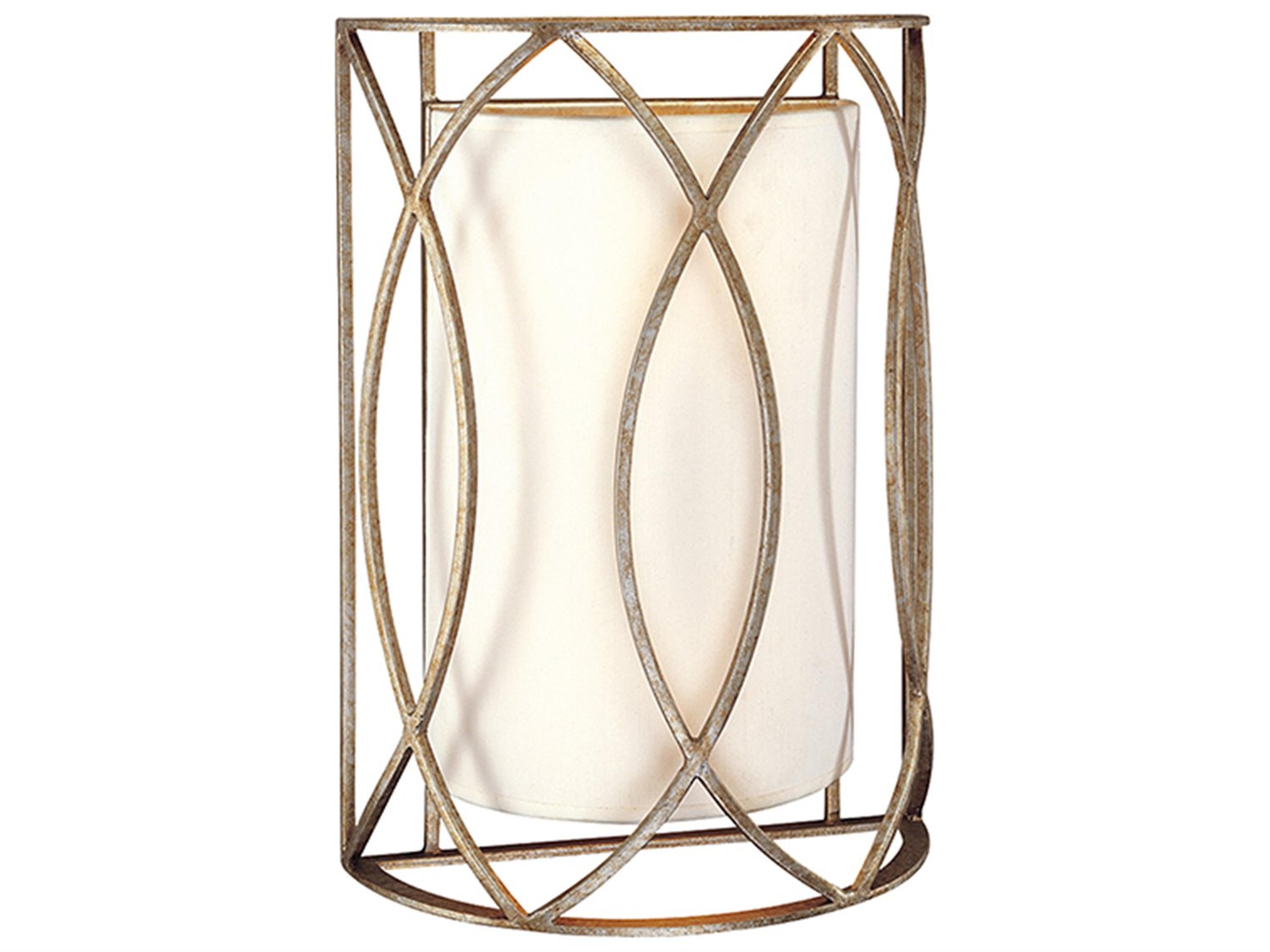 Troy Lighting Sausalito 2-Light Silver Gold Wall Sconce